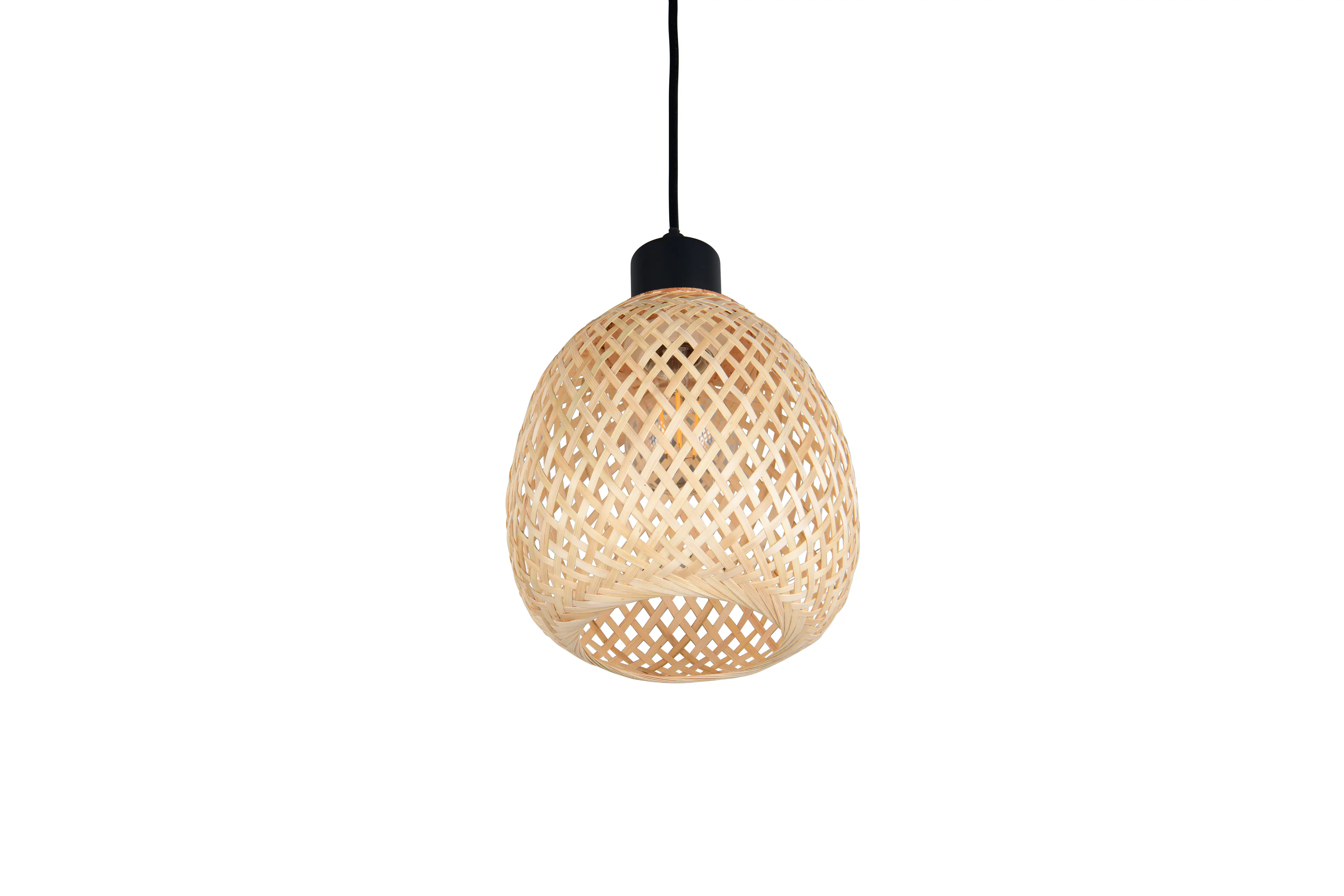 Trio Pendelleuchte Amelie Ø 18 cm schwarz matt