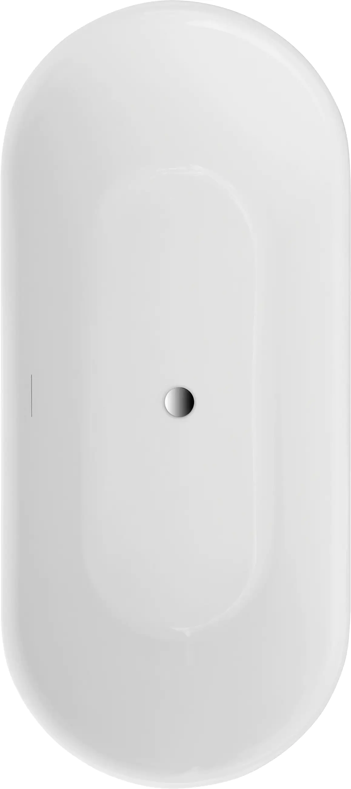 Ottofond Freistehende Badewanne Eko 170x75x43 cm, weiß