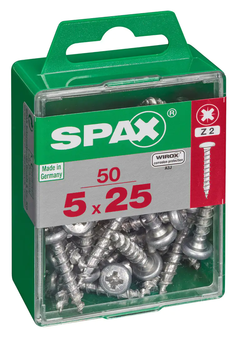 Spax Universalschrauben 5.0 x 25 mm TX 20 - 50 Stk.