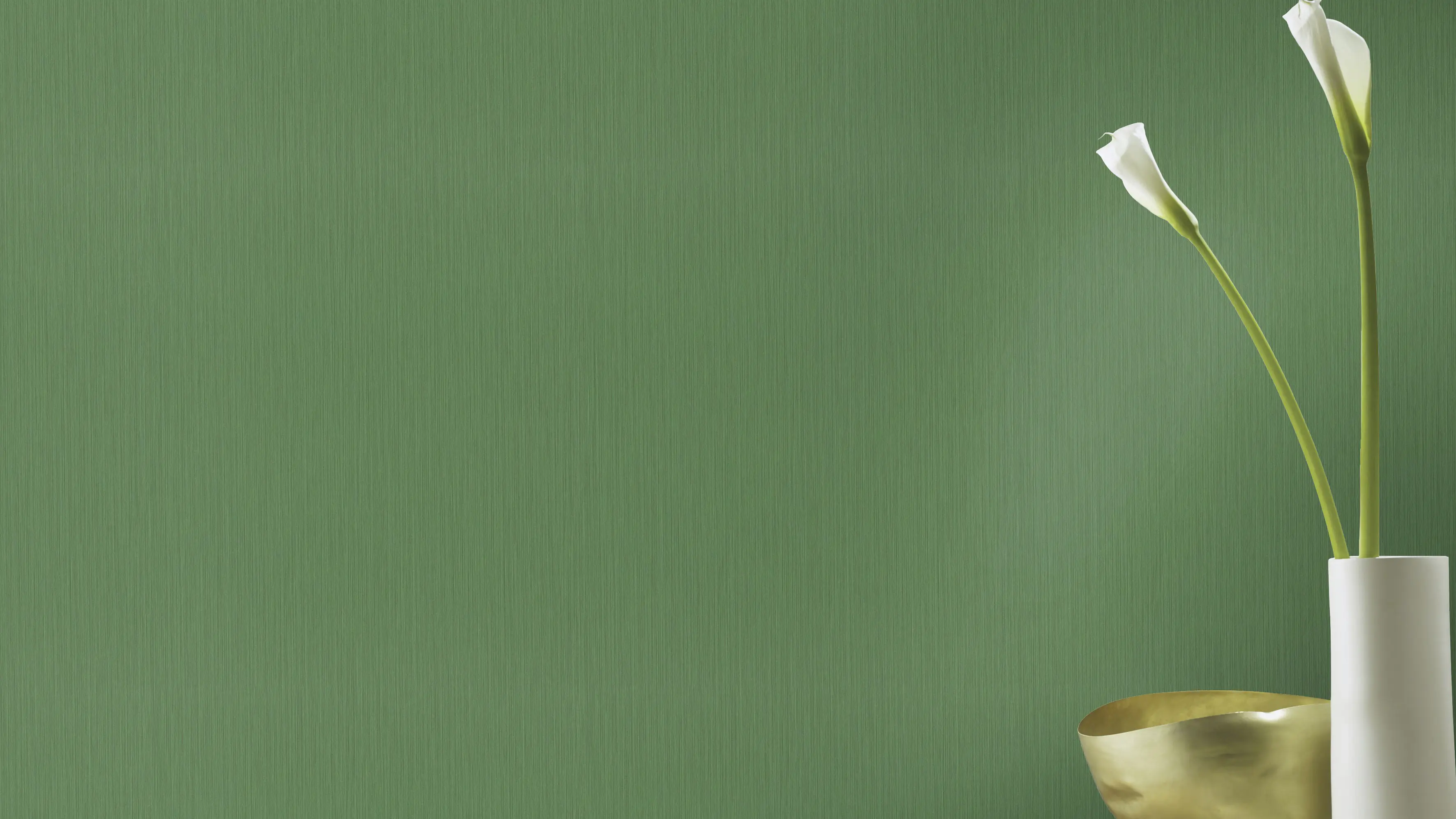 Rasch Vliestapete 537673 Grün-Mittelgrün Uni 10,05 m x 0,53 m