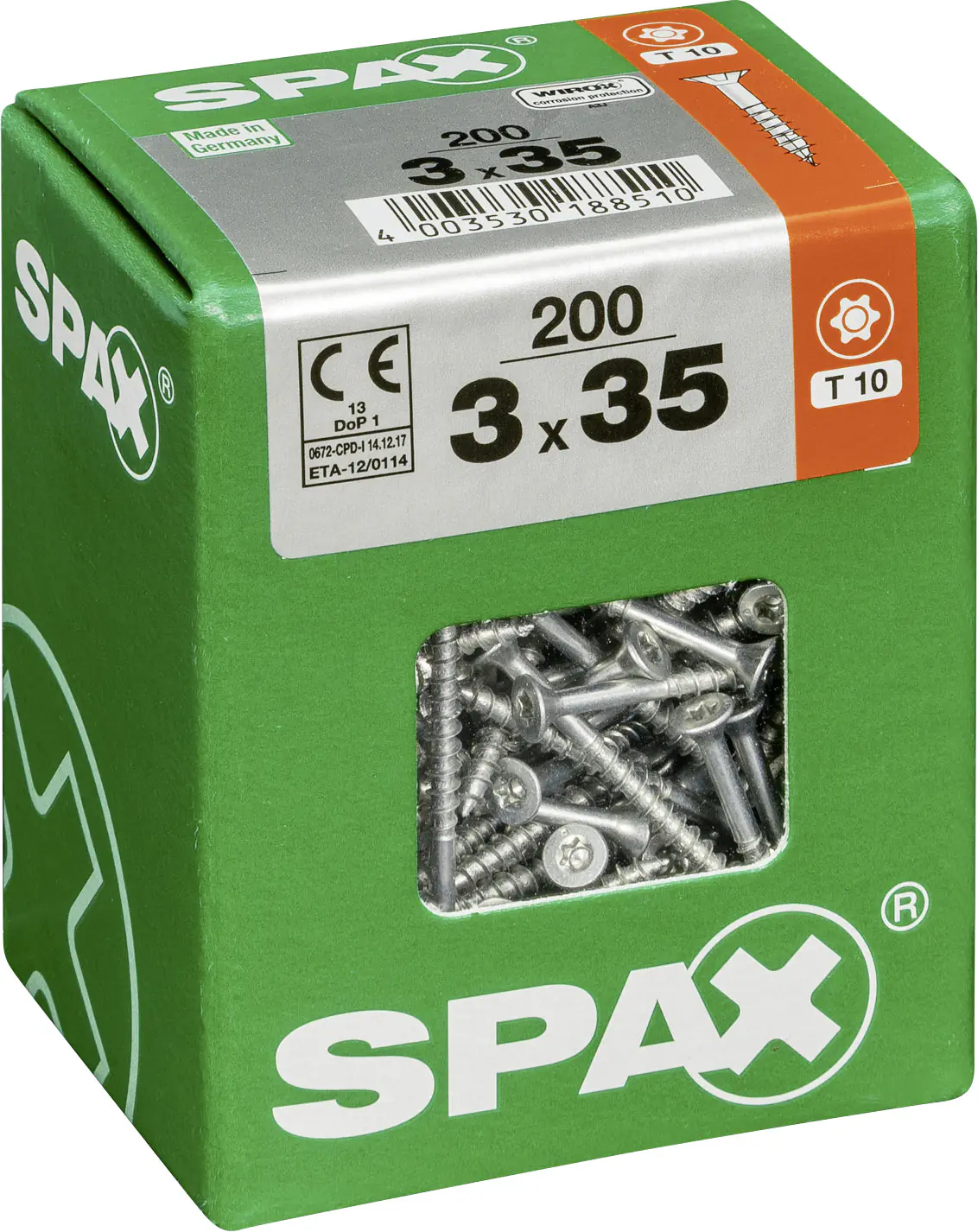Spax Universalschrauben 3.0 x 35 mm TX 10 - 200 Stk.