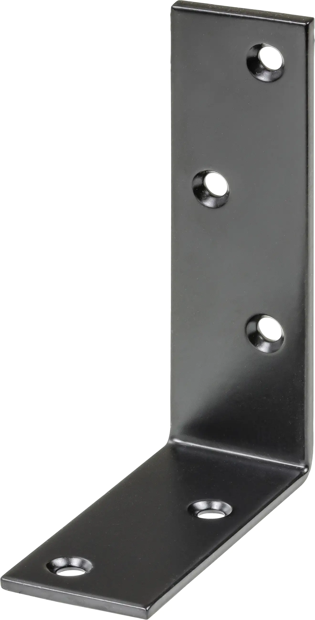 Vormann Balkenwinkel 80 x 40 x 30 mm Stahl schwarz stark