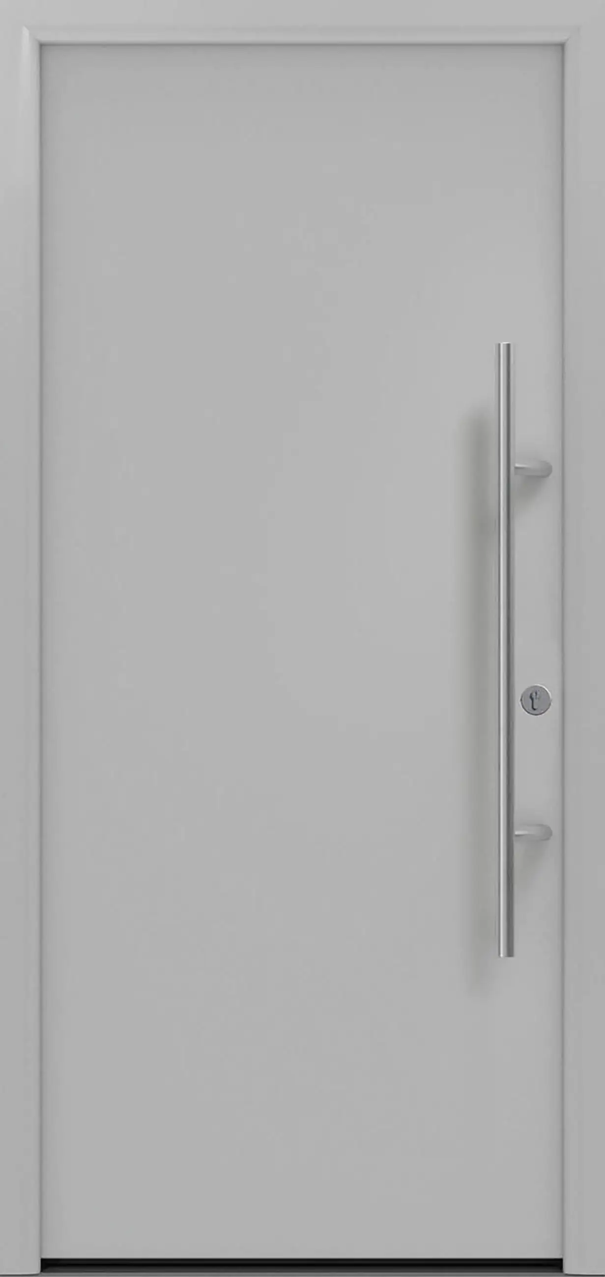 EcoStar Haustür ISOPRO Secur IPS 010 RC2 weißaluminium 110 x 210 cm EcoStar Haustür ISOPRO Secur IPS 010 RC2 weißaluminium 110 x 210 cm