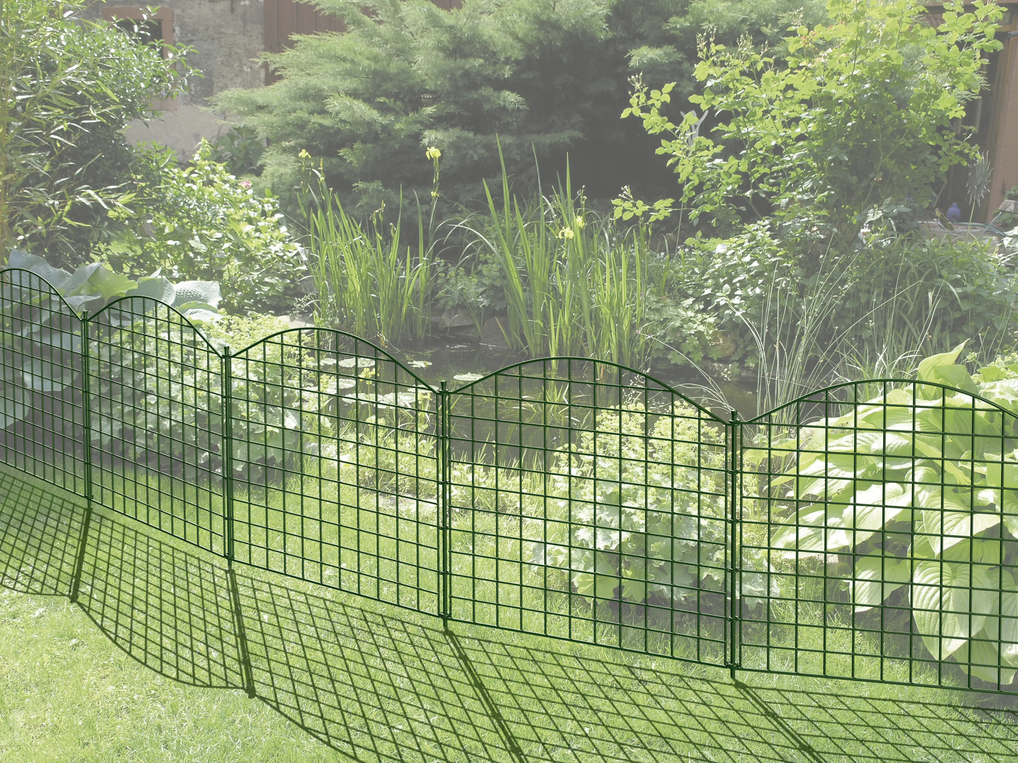 Alberts Teich-Zaunfeld Bogen mittig oben 77,7 x 78,5 cm grün Alberts Teich-Zaunfeld Bogen mittig oben 77,7 x 78,5 cm grün