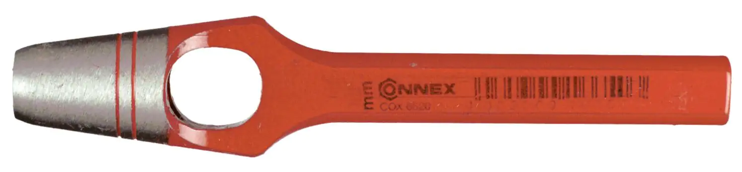 Henkel-Locheisen 8 mm Chrom-Vanadium rot lackiert