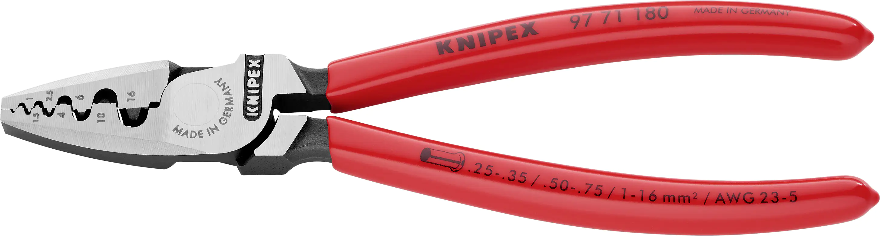 Knipex Aderendhülsenzange 0,5-16 SB Knipex Aderendhülsenzange 0,5-16 SB