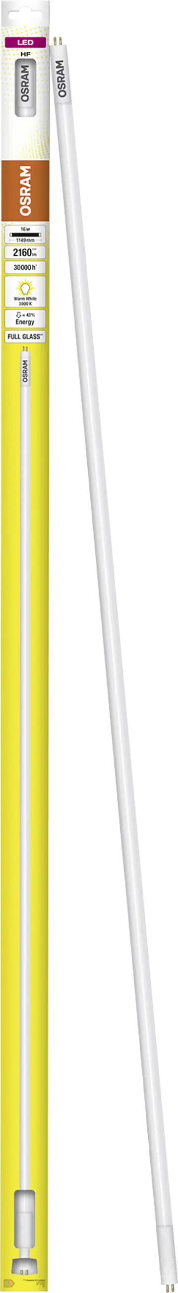 Osram LED Röhre 114,9 cm G5 16 W warmweiß