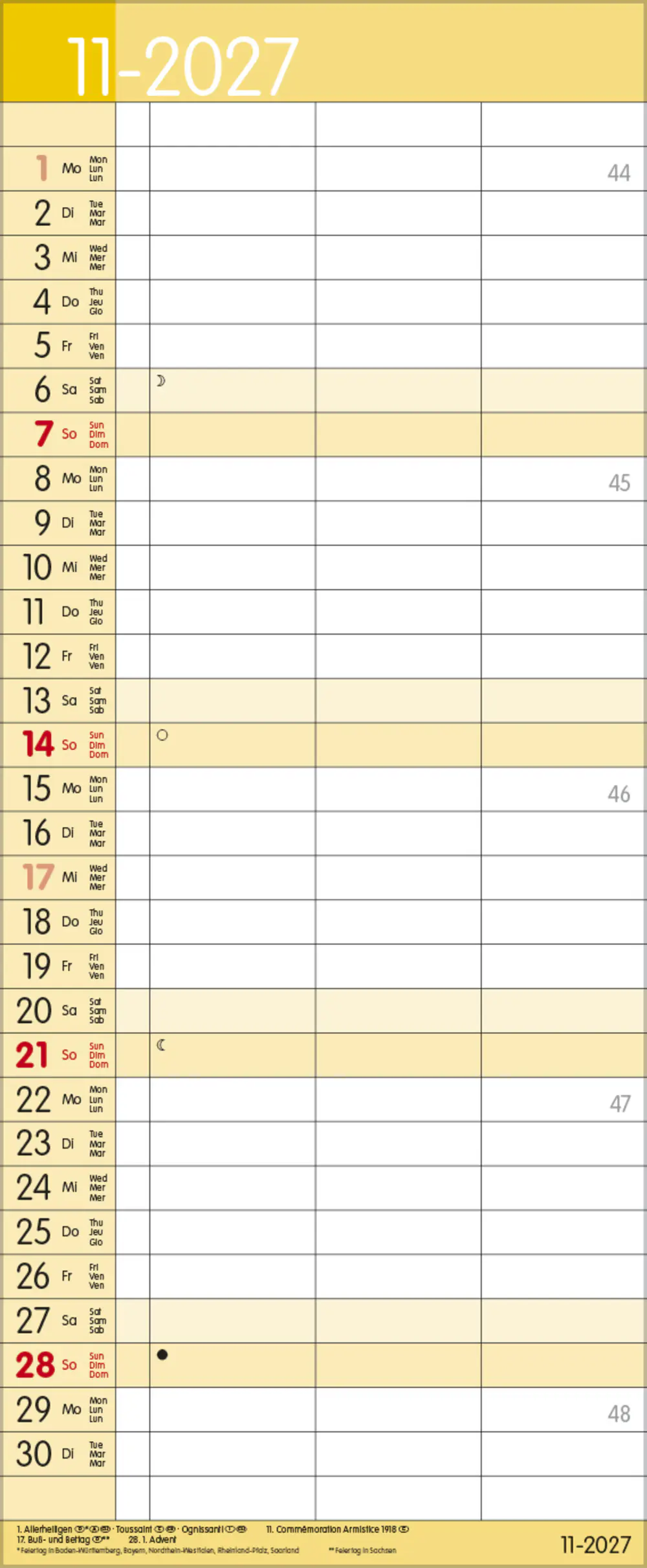 Korsch Kalender Timer for 2 Safran 2027