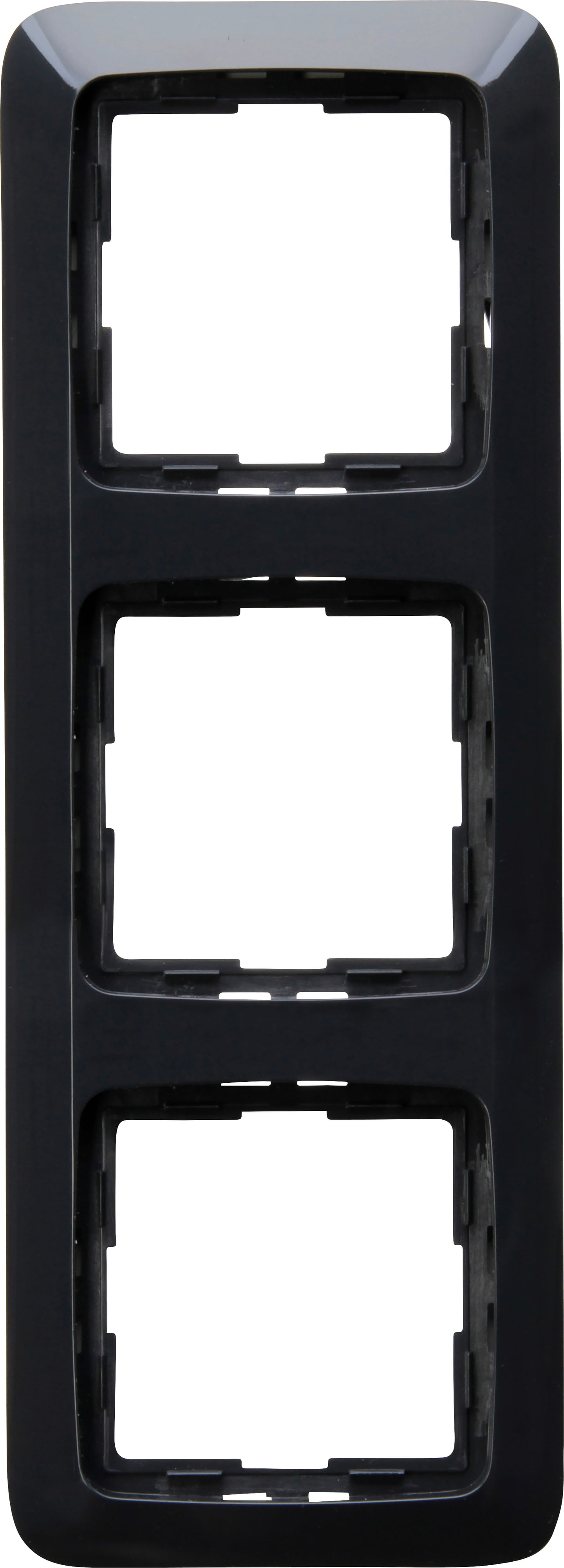 Kopp Abdeckrahmen 3-fach Rivo anthrazit, 404315069