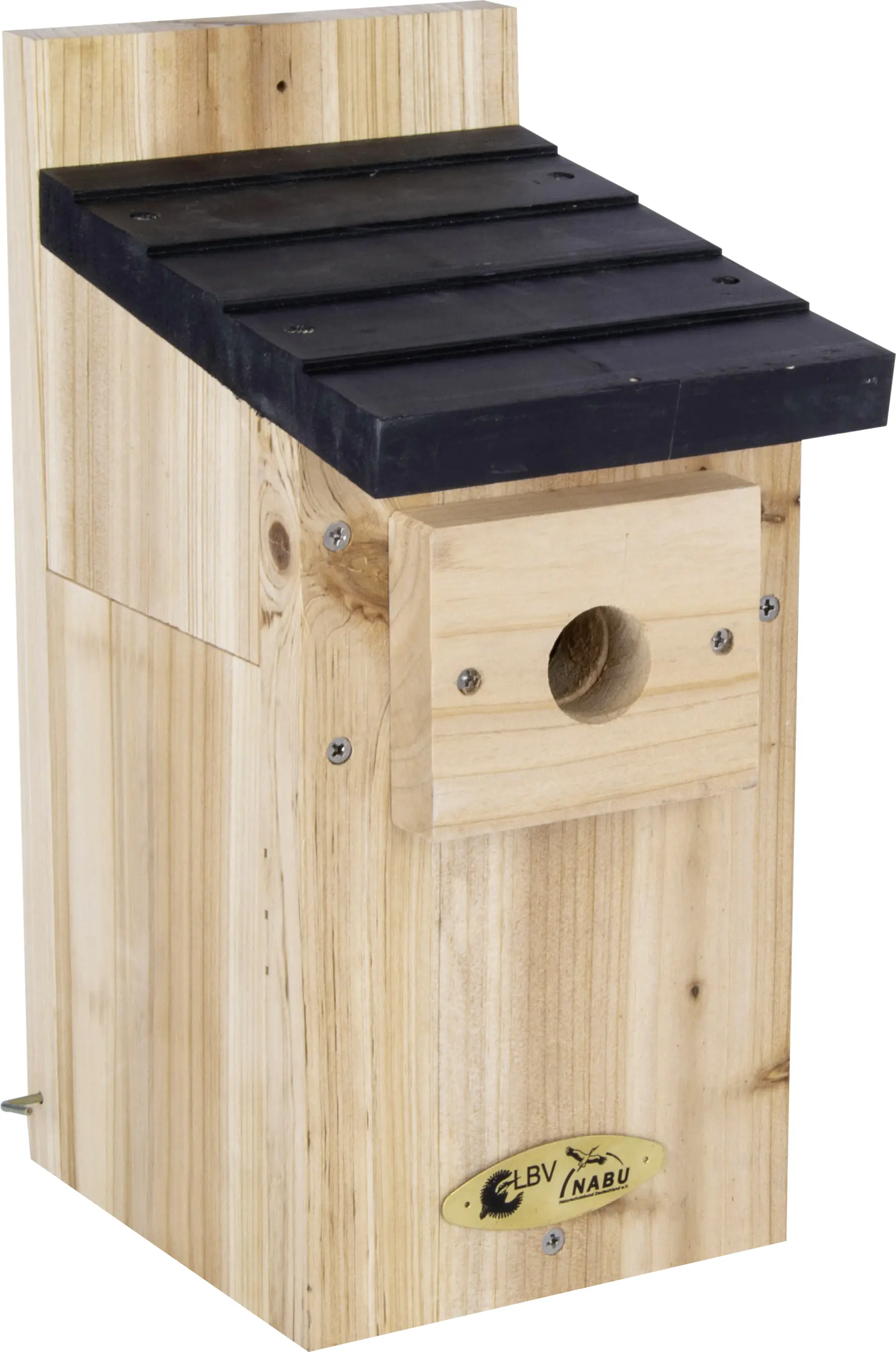 CJ Wildlife Nistkasten Kolding Zedernholz natur/schwarz LxBxH: 14x19,9x23,3 cm