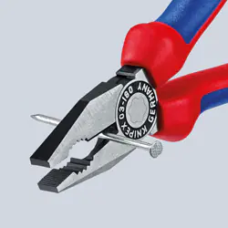 Knipex Kombizange 200 mm schwarz Mehrkomponenten-Hülle Knipex Kombizange 200 mm schwarz Mehrkomponenten-Hülle