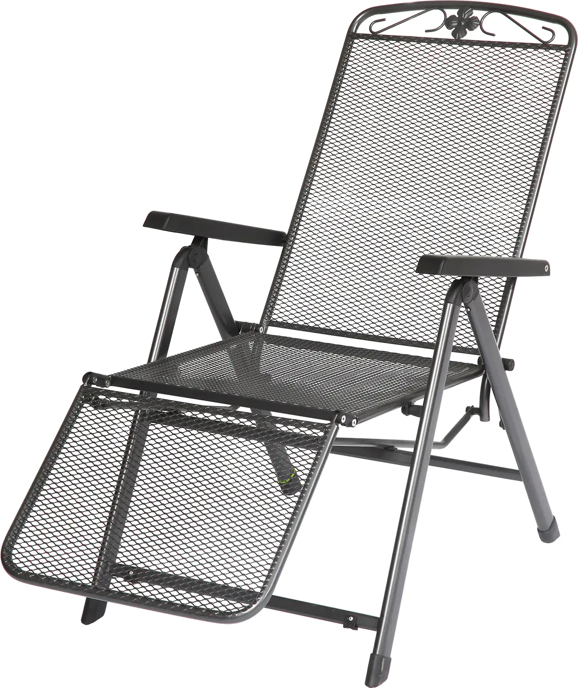 4260278790027 MWH Relaxsessel Savoy eisengrau Stahlgestell Pulverbeschichtung (Elotherm)