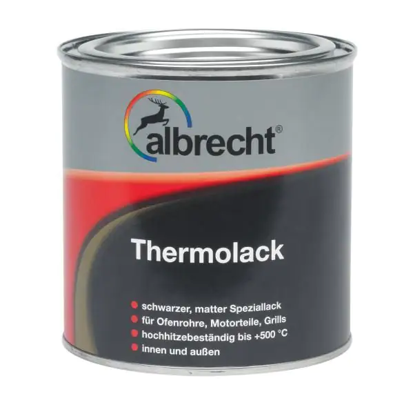 Albrecht Thermolack 375 ml schwarz
