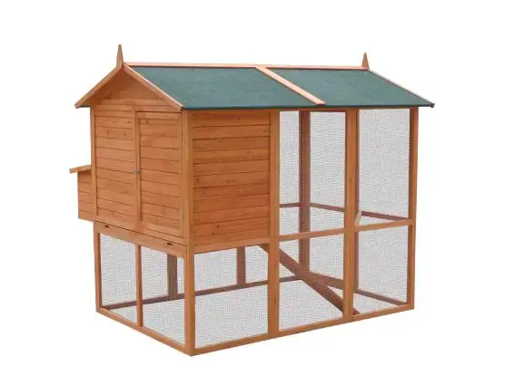 TrendLine Hühnerhaus Wilma XXL 174 x 149 x 160 cm natur