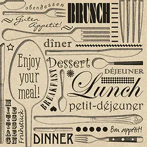Braun & Company Servietten By Nature Enjoy your Meal 33 x 33 cm - 25er Pack