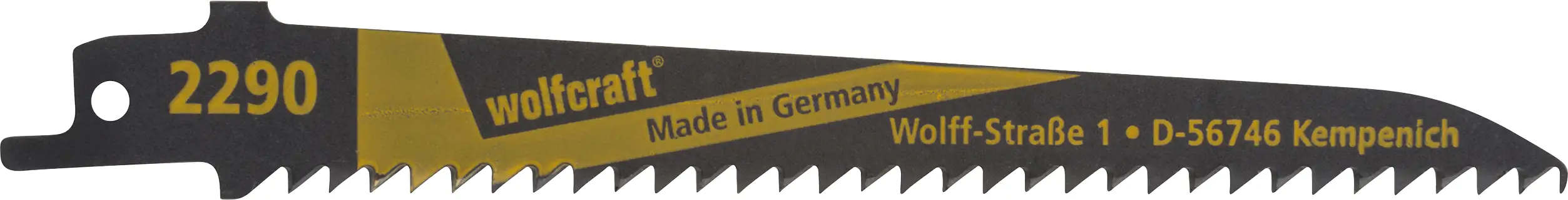 Wolfcraft Säbelsägeblatt-Set 130 mm HCS für Holz 2 Stück