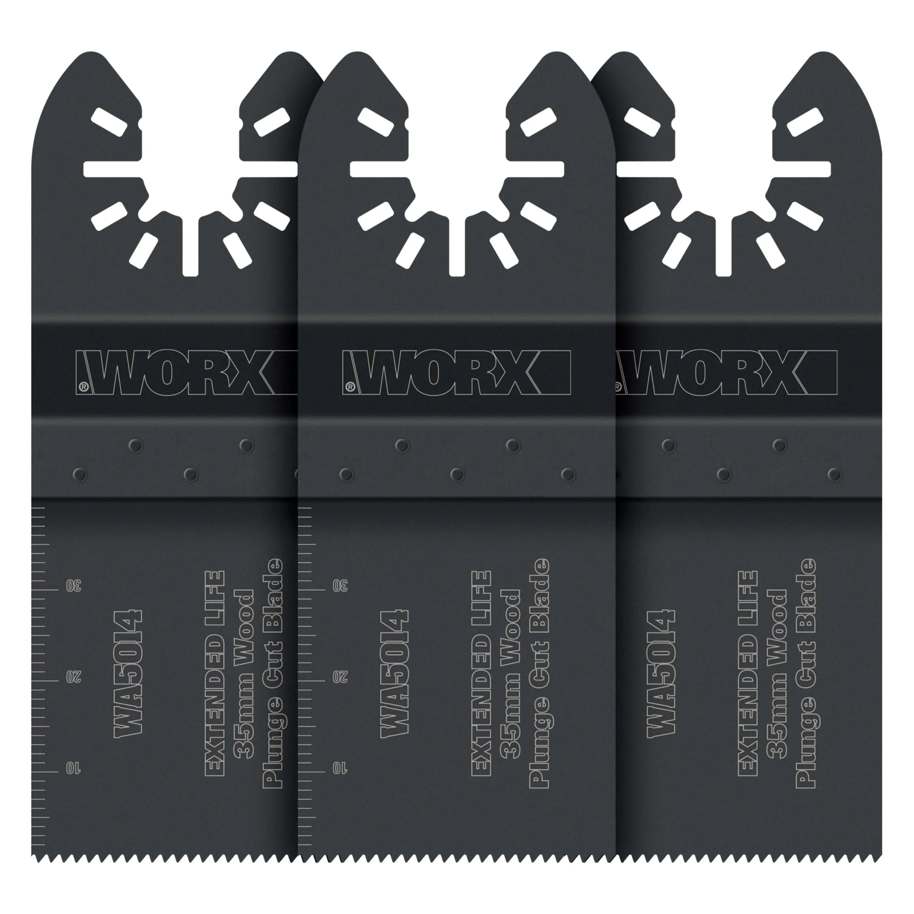 Worx 1 3/8 Endcut Universal Sägeblatt WA5014.3 3 Stück