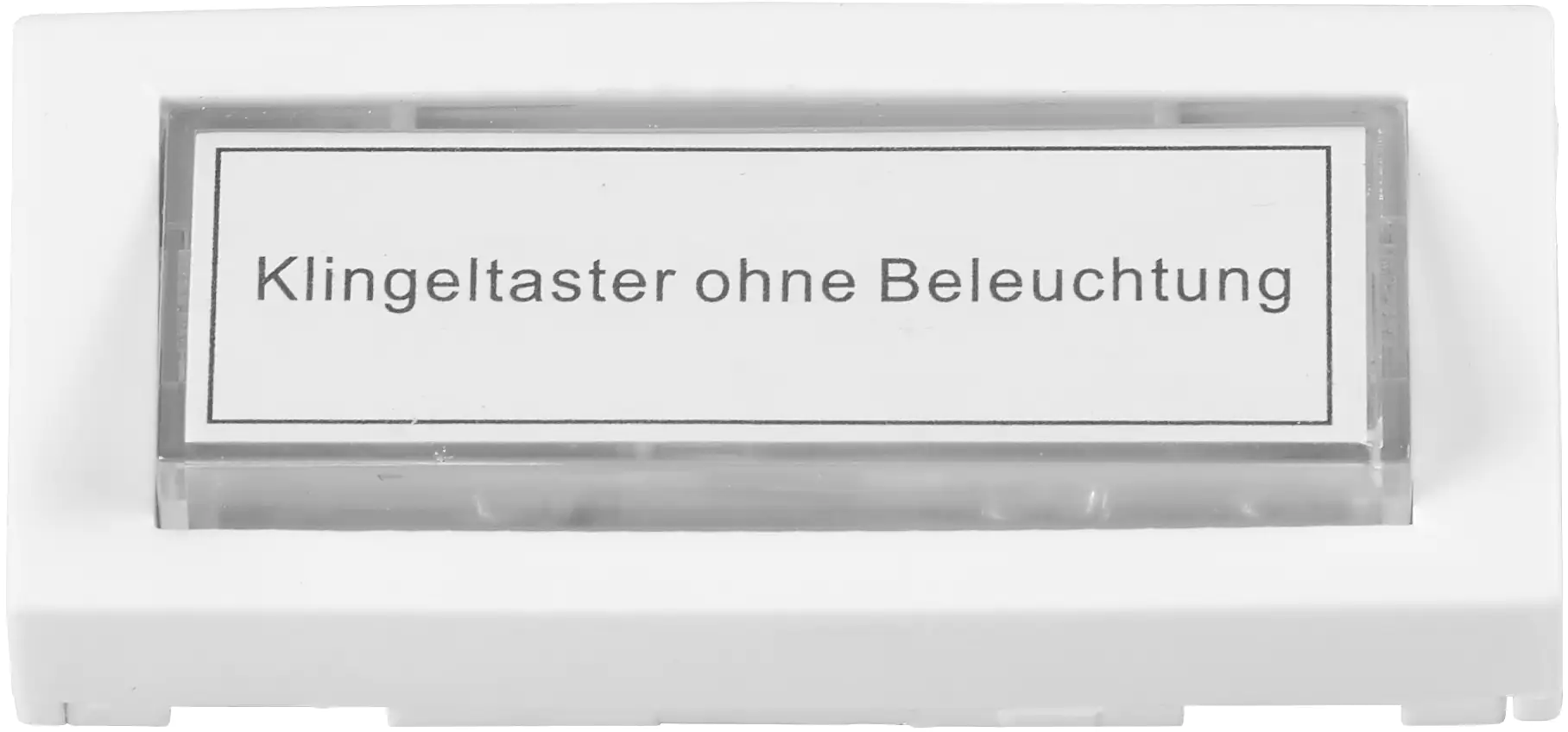 Heidemann Klingelplatte Kunststoff reinweiß