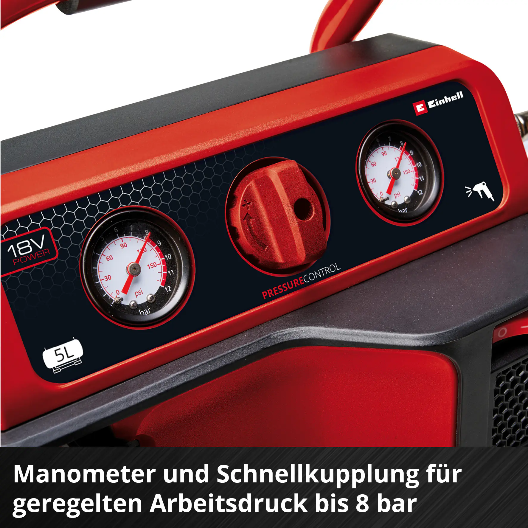 Einhell Expert Akku-Kompressor TE-AC 18/75 Li OF Solo