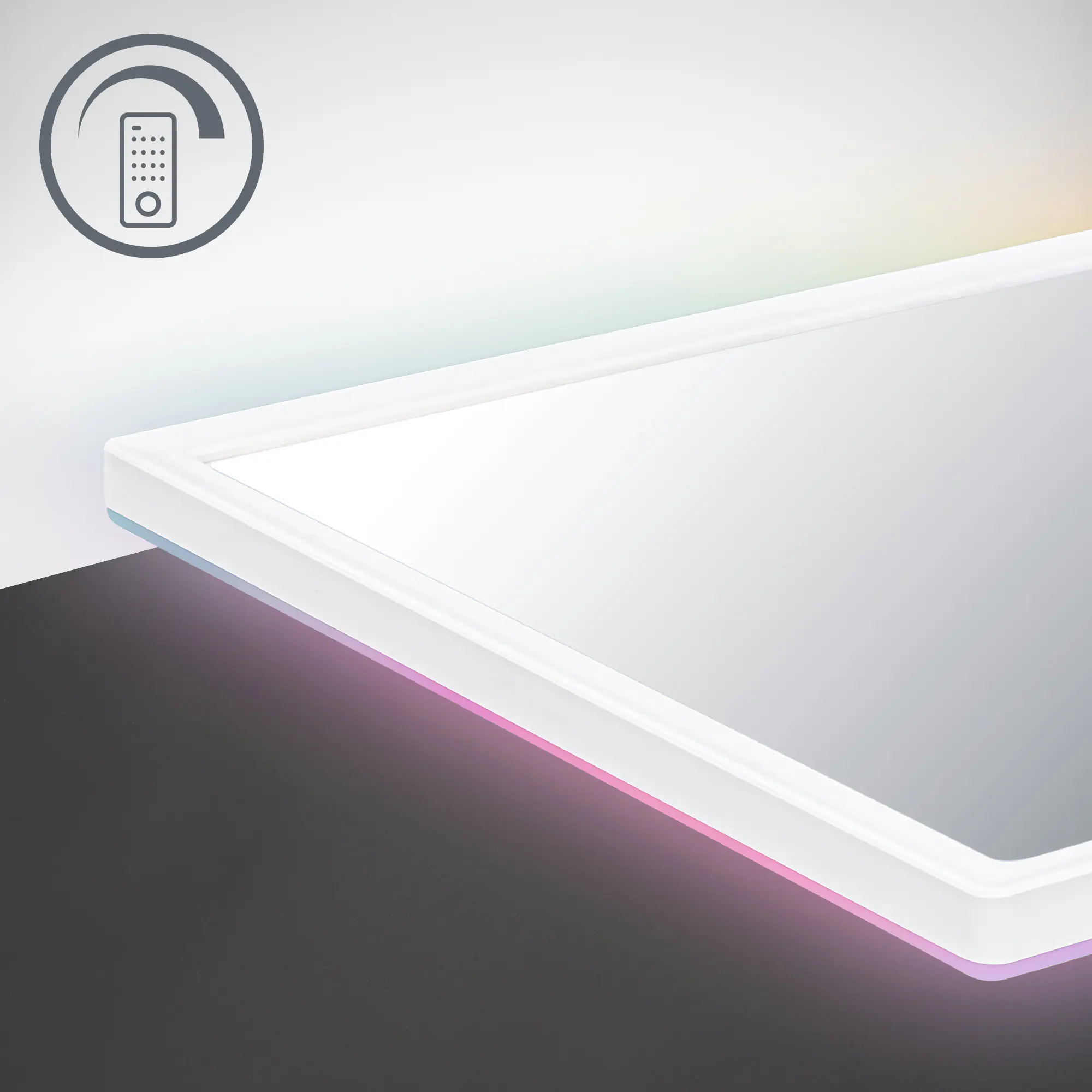 Briloner LED-Panelleuchte Slim 58 x 20 cm weiß RGB dimmbar