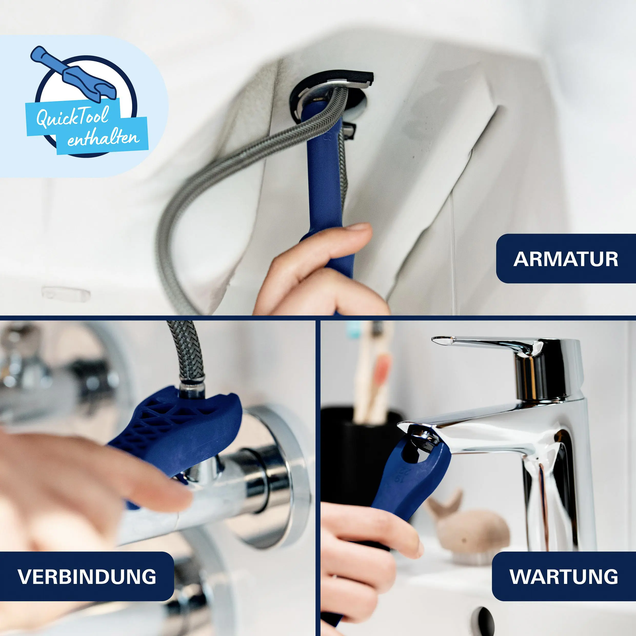 Grohe Waschtischarmatur Dice M-Size schwarz matt