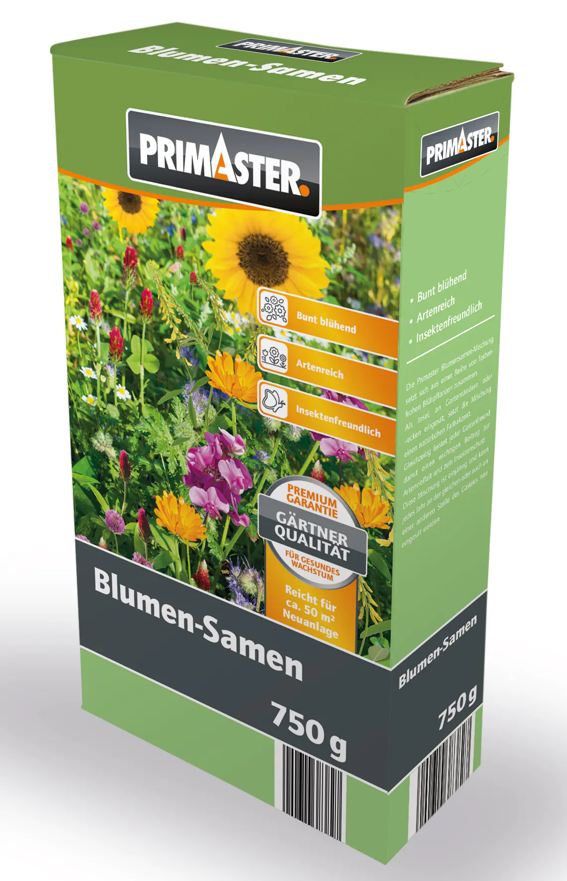 Primaster Blumensamen 750 g für ca. 50 m² Primaster Blumensamen 750 g für ca. 50 m²