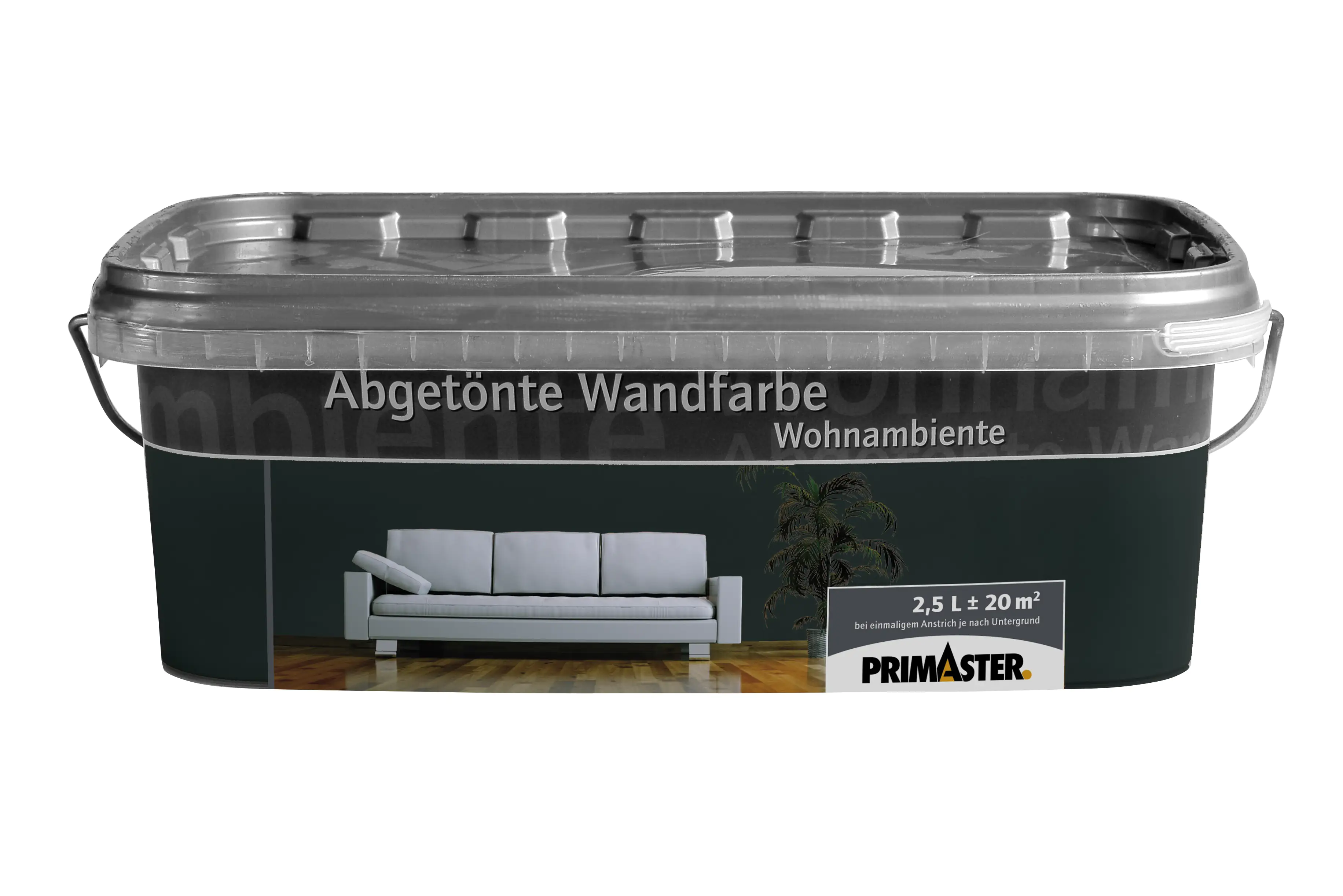 Primaster Wandfarbe Wohnambiente 2,5L anthrazitgrau Primaster Wandfarbe Wohnambiente 2,5L anthrazitgrau