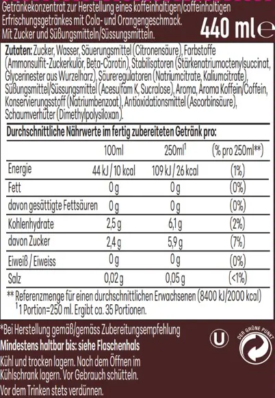 Sodastream Drink Mix Sirup Schwip Schwap 440 ml