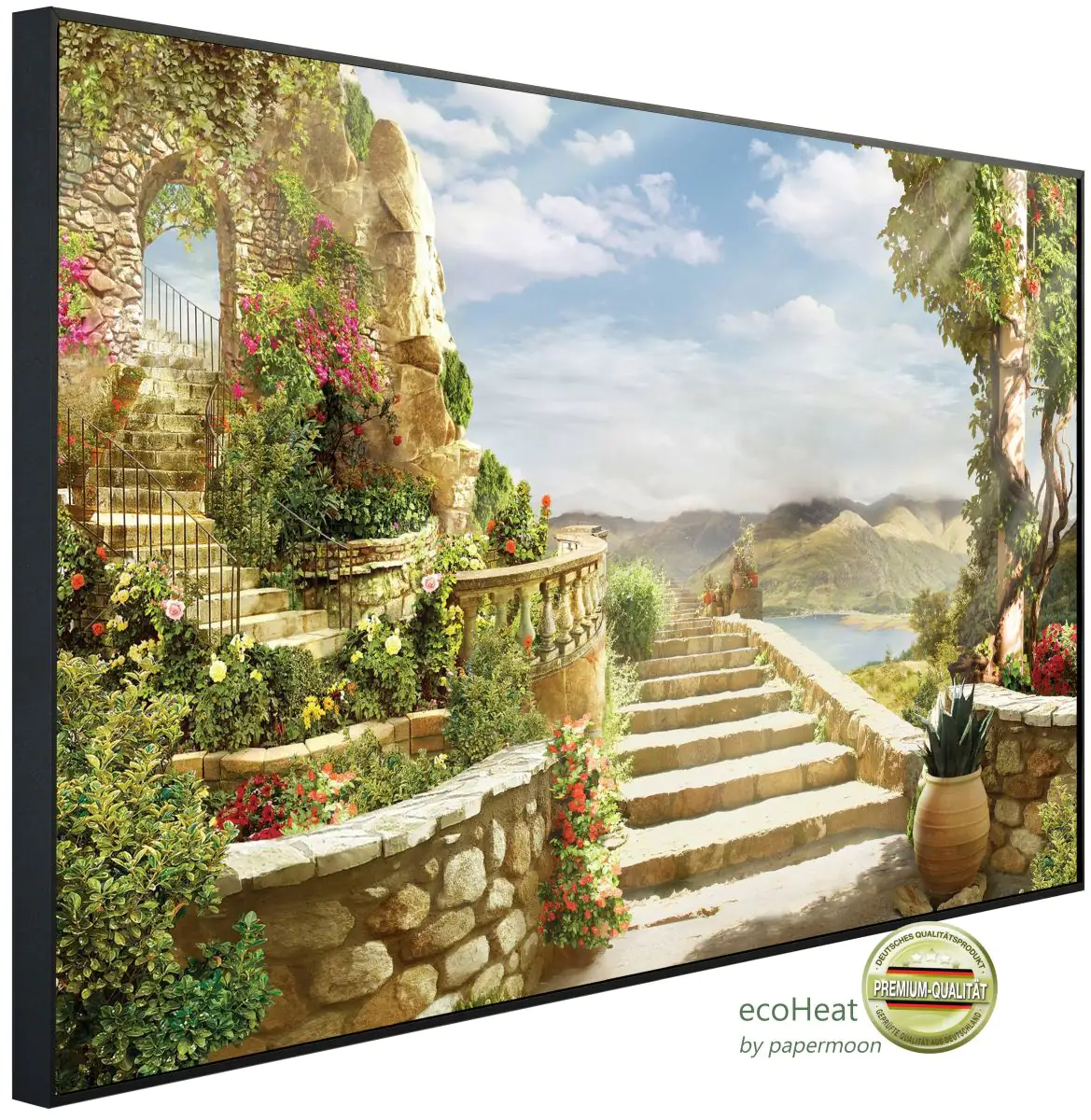 papermoon Infrarotheizkörper EcoHeat 60x120 cm 1000 Watt, Portofino