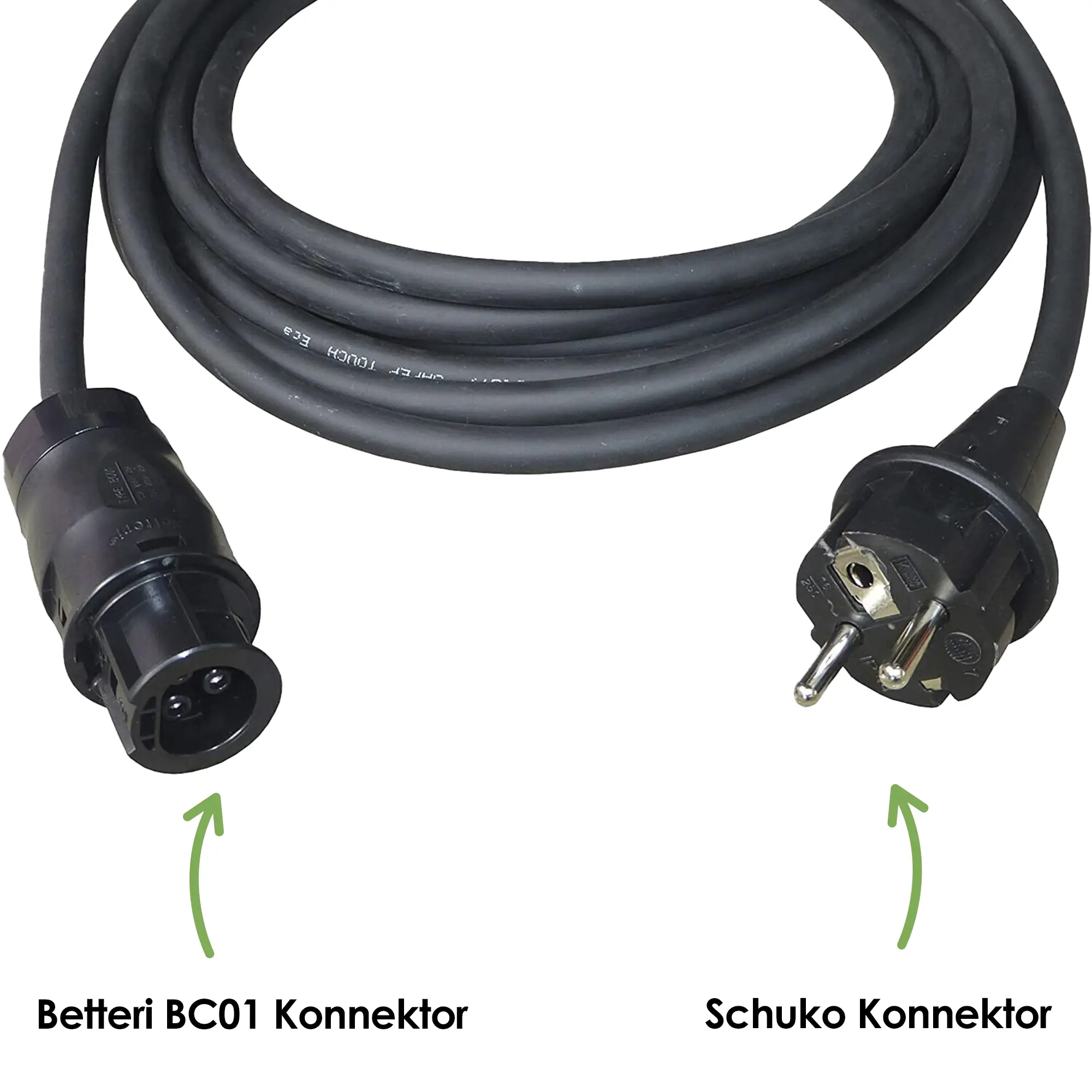 Vale Betteri-Schutzkontaktstecker AC-Kabel 5 Meter 