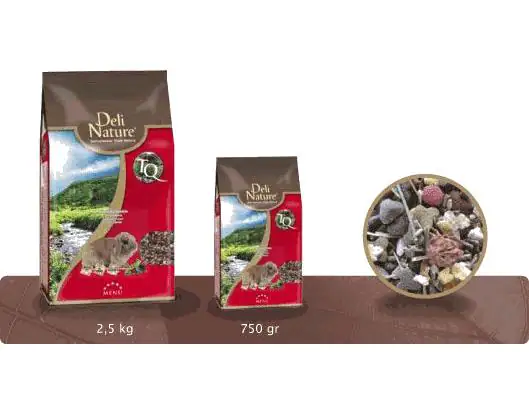 Deli Nature 5* Menu Zwergkaninchen mit Gemüse und Kräuter 750g