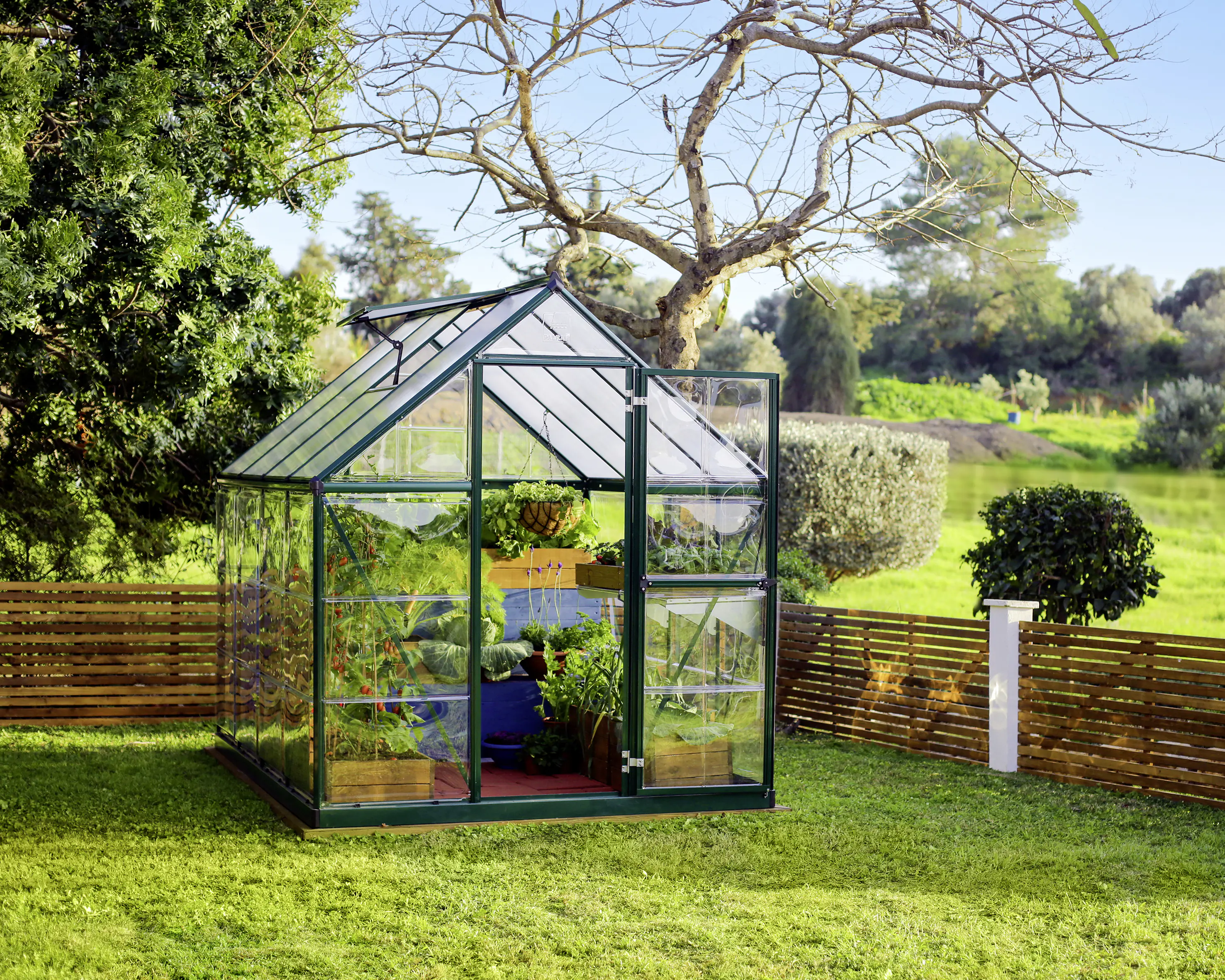 Canopia Gewächshaus Hybrid 6X8 grün 185 x 247 x 208 cm