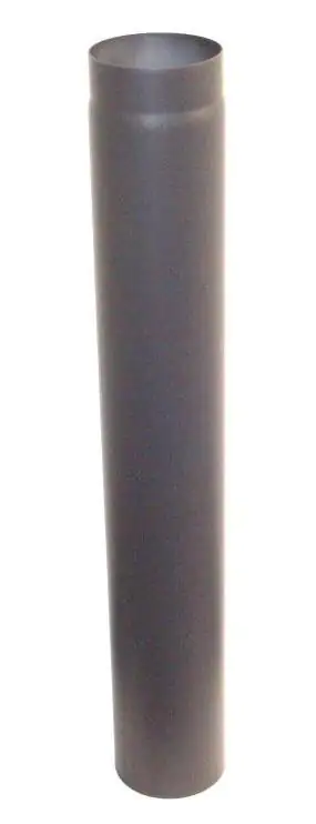 FireFix Ofenrohr Ø 150 mm, 100 cm, schwarz