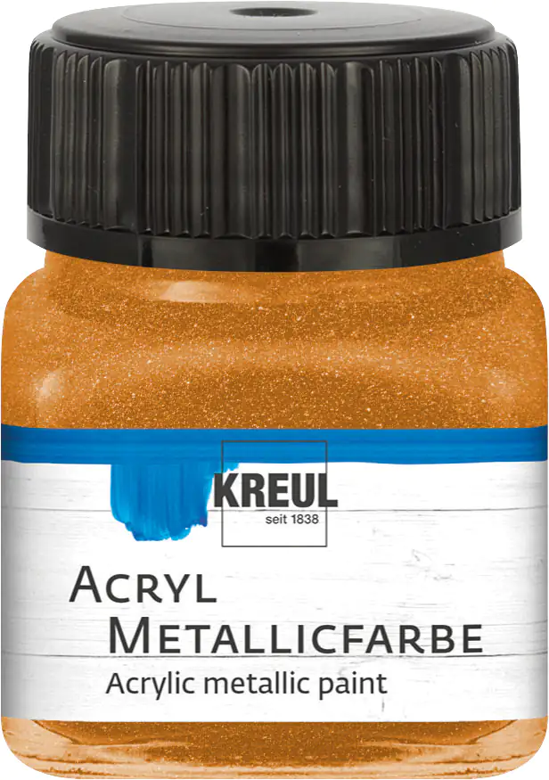 Kreul Acryl Metallicfarbe goldbronze 20 ml