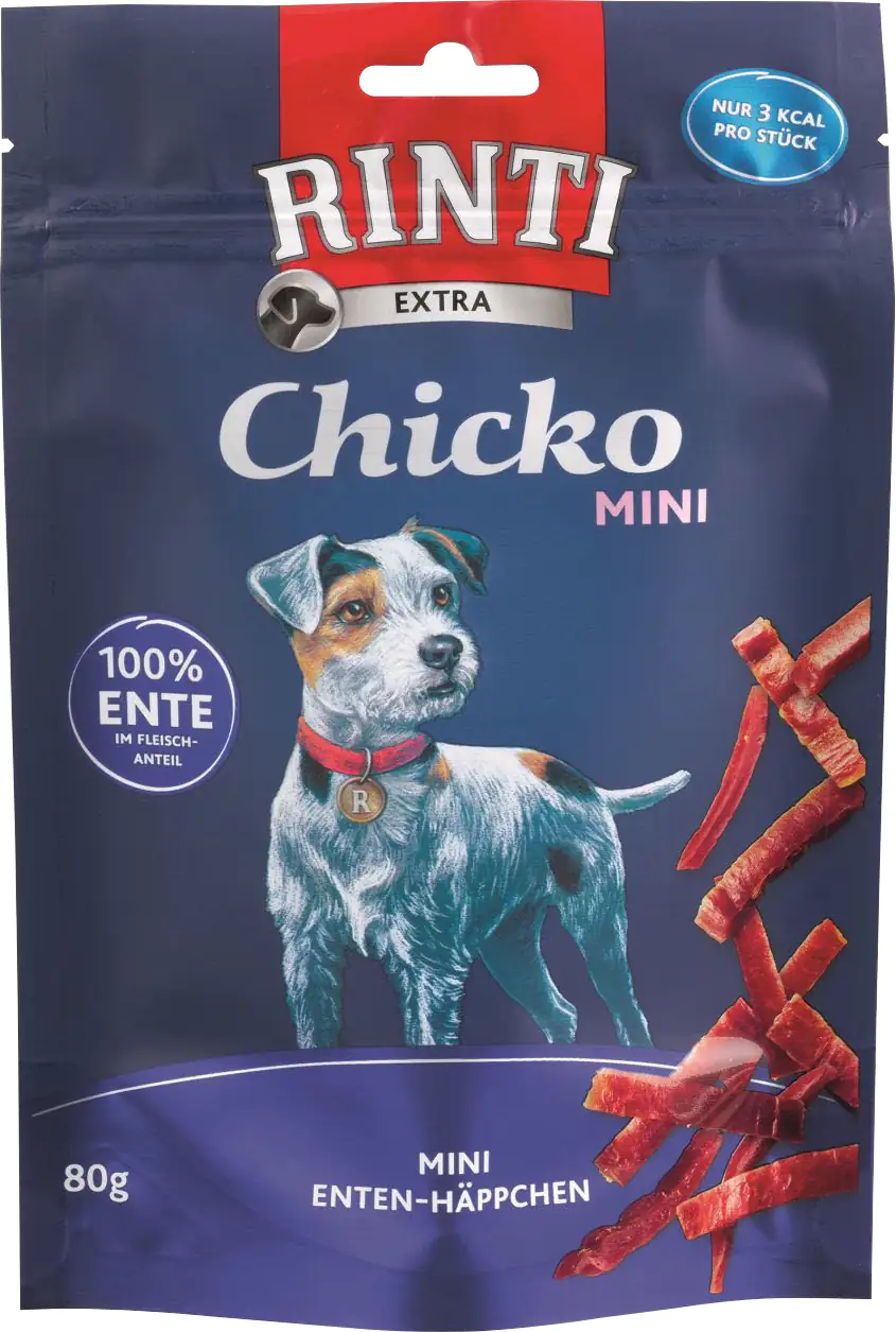 4000158914415 Rinti Chicko Mini Ente 80 g