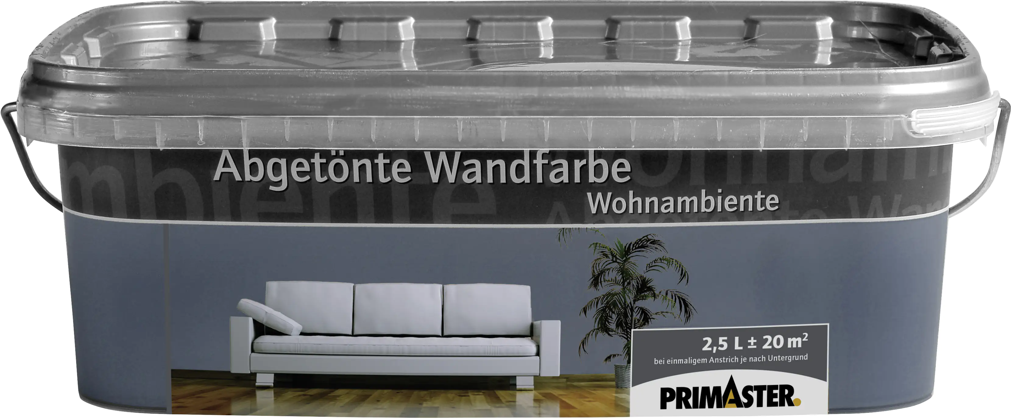 Primaster Wandfarbe Wohnambiente 2,5 L lavagrau Primaster Wandfarbe Wohnambiente 2,5 L lavagrau