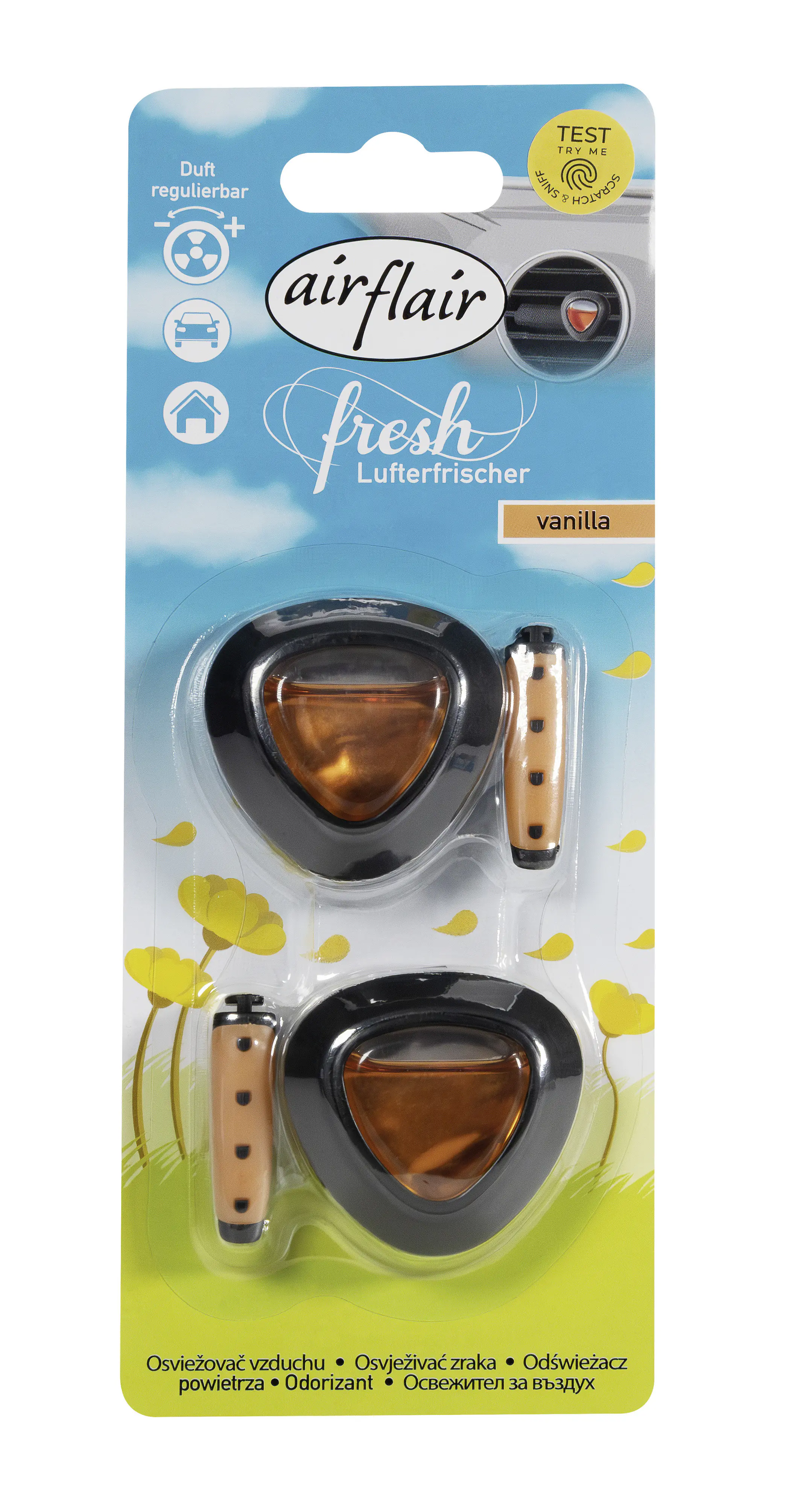 airflair Lufterfrischer Clip Double Diffusor Vanille