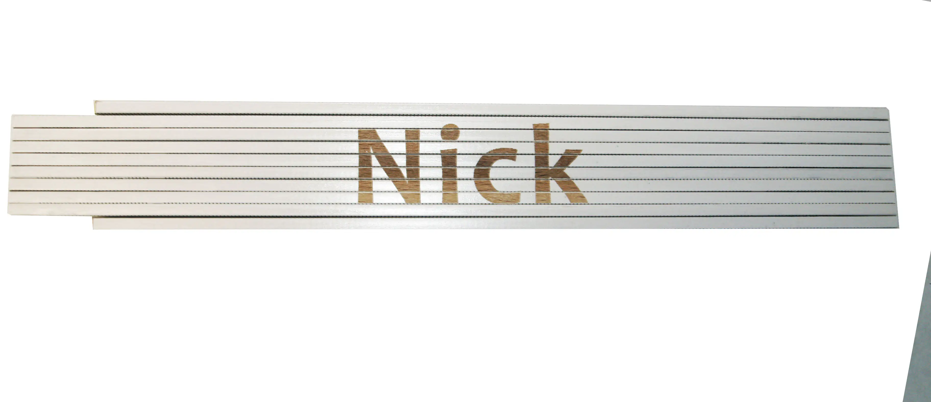 Zollstock Nick 2 m weiß
