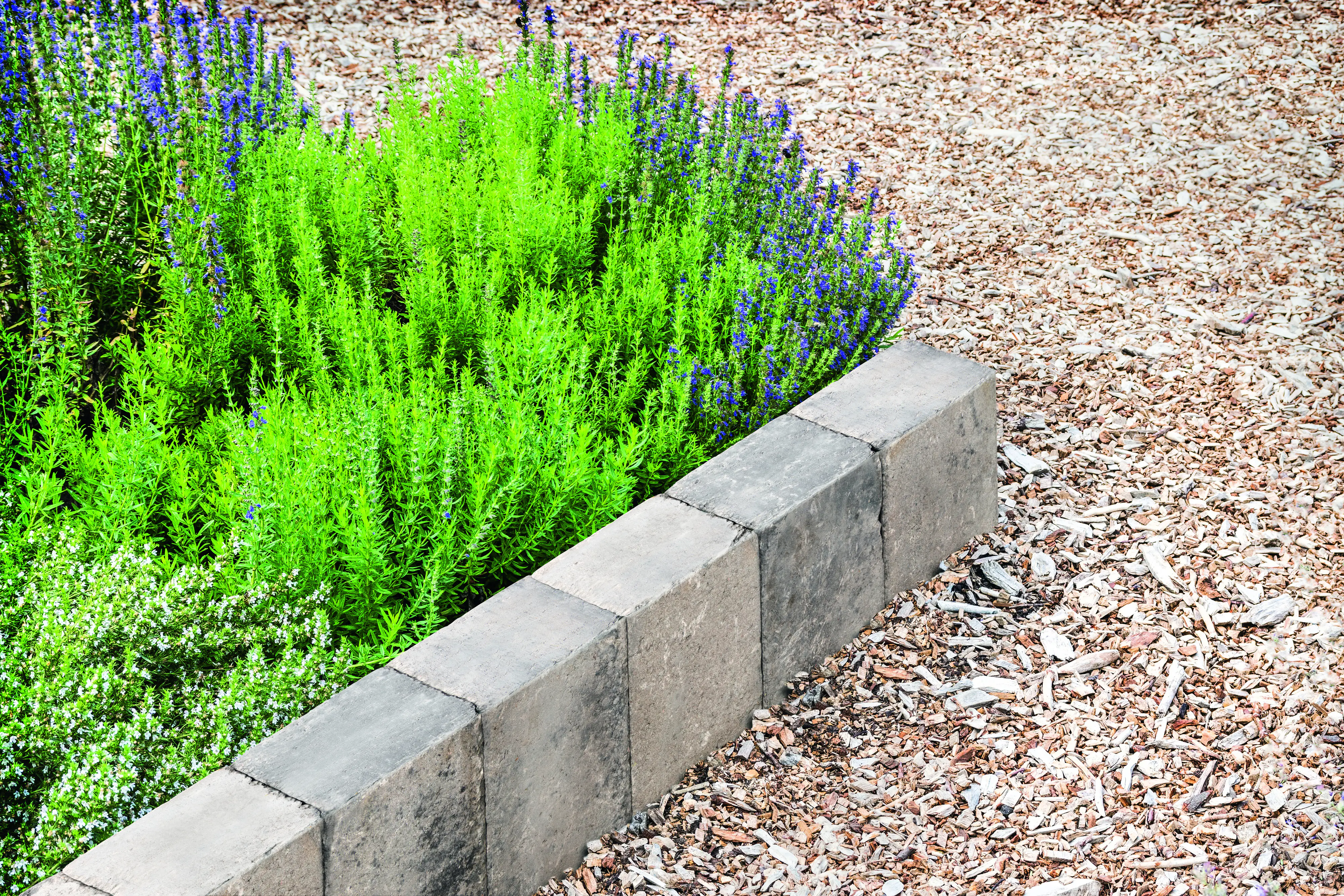 EHL Palisade Verona Antik 40 x 20 x 14 cm grau-anthrazit-nuanciert