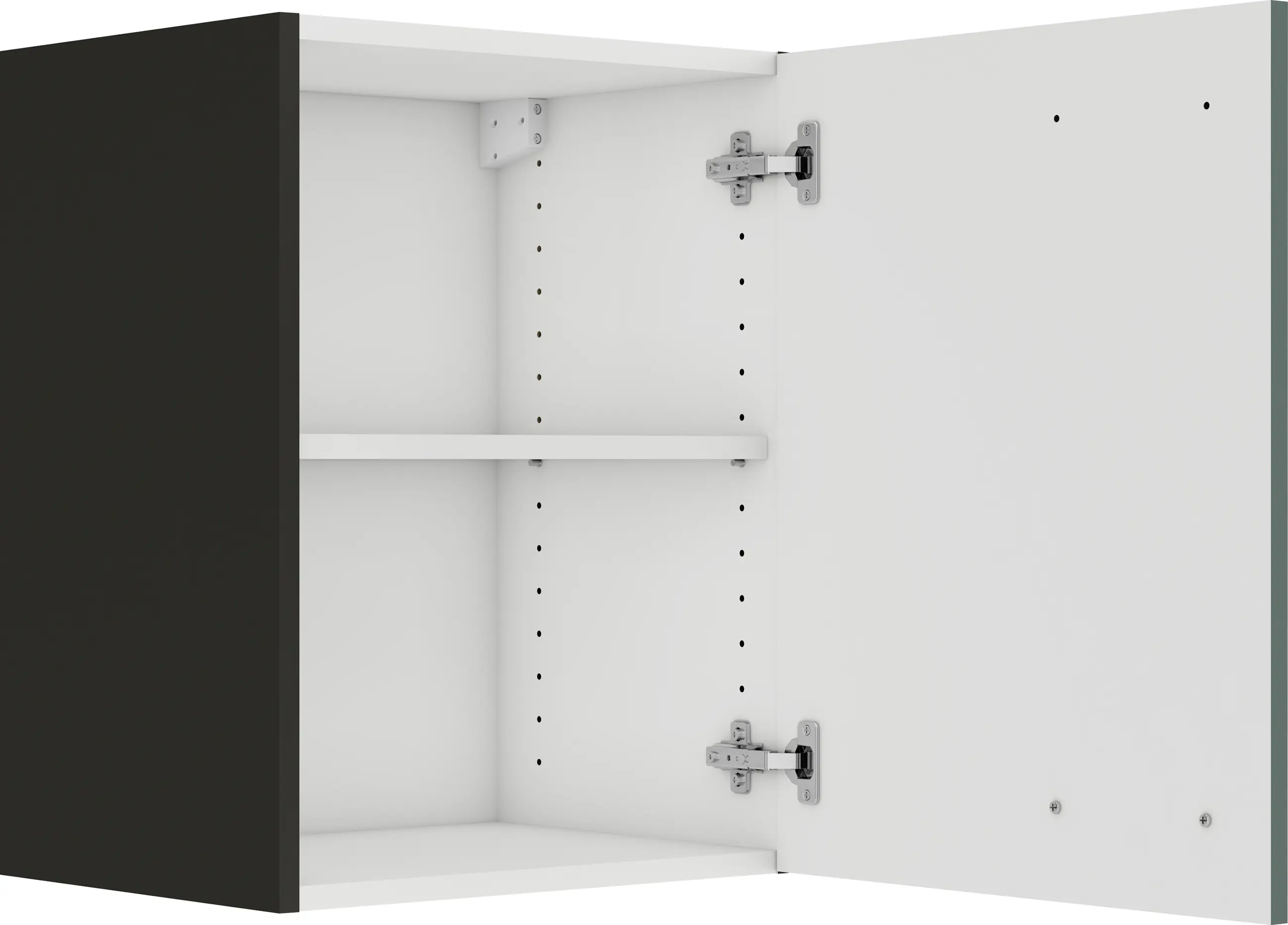 Optifit Oberschrank Verona 405 steingrün/anthrazit matt 45 cm 