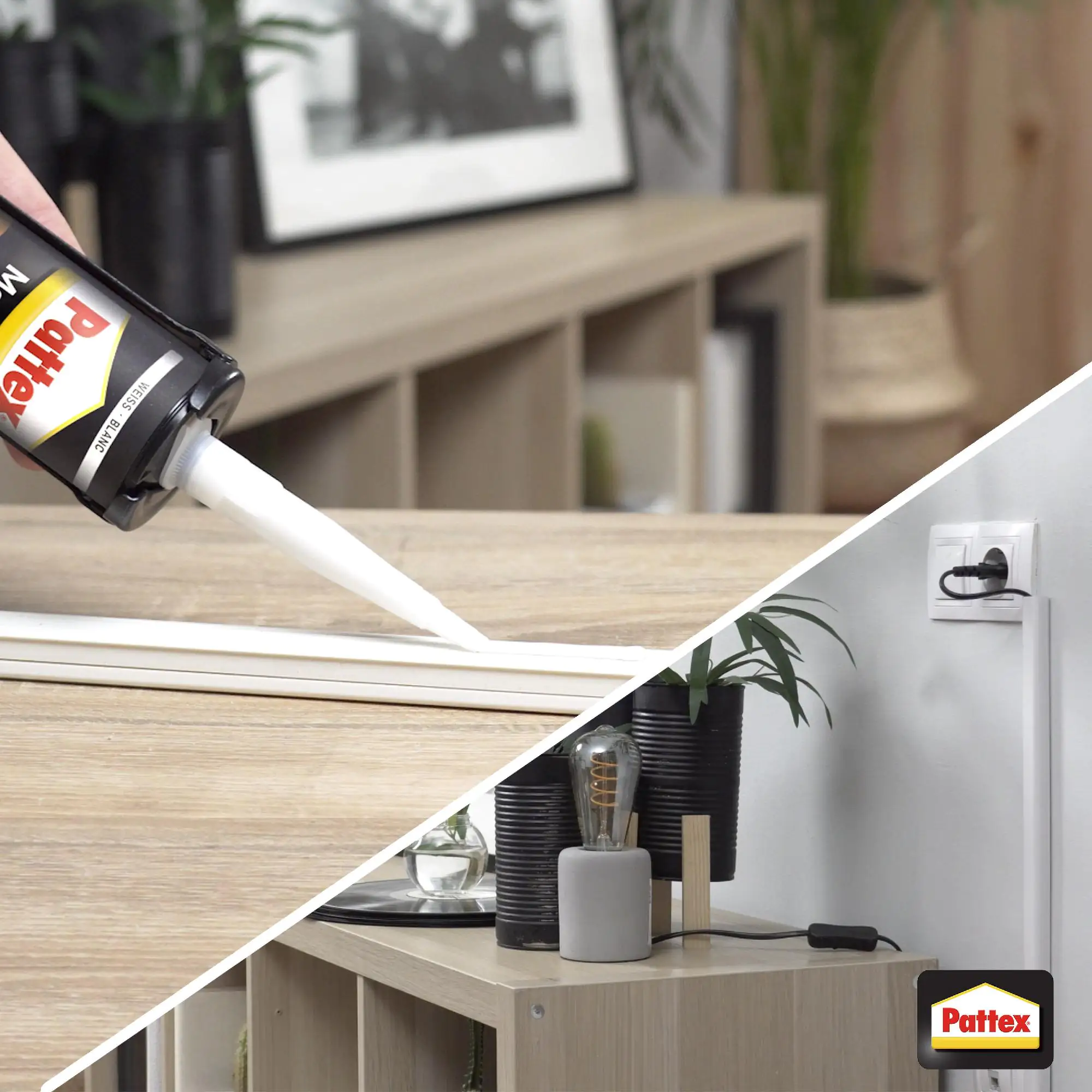 Pattex Montagekleber All Materials 450 g Kartusche, weiß