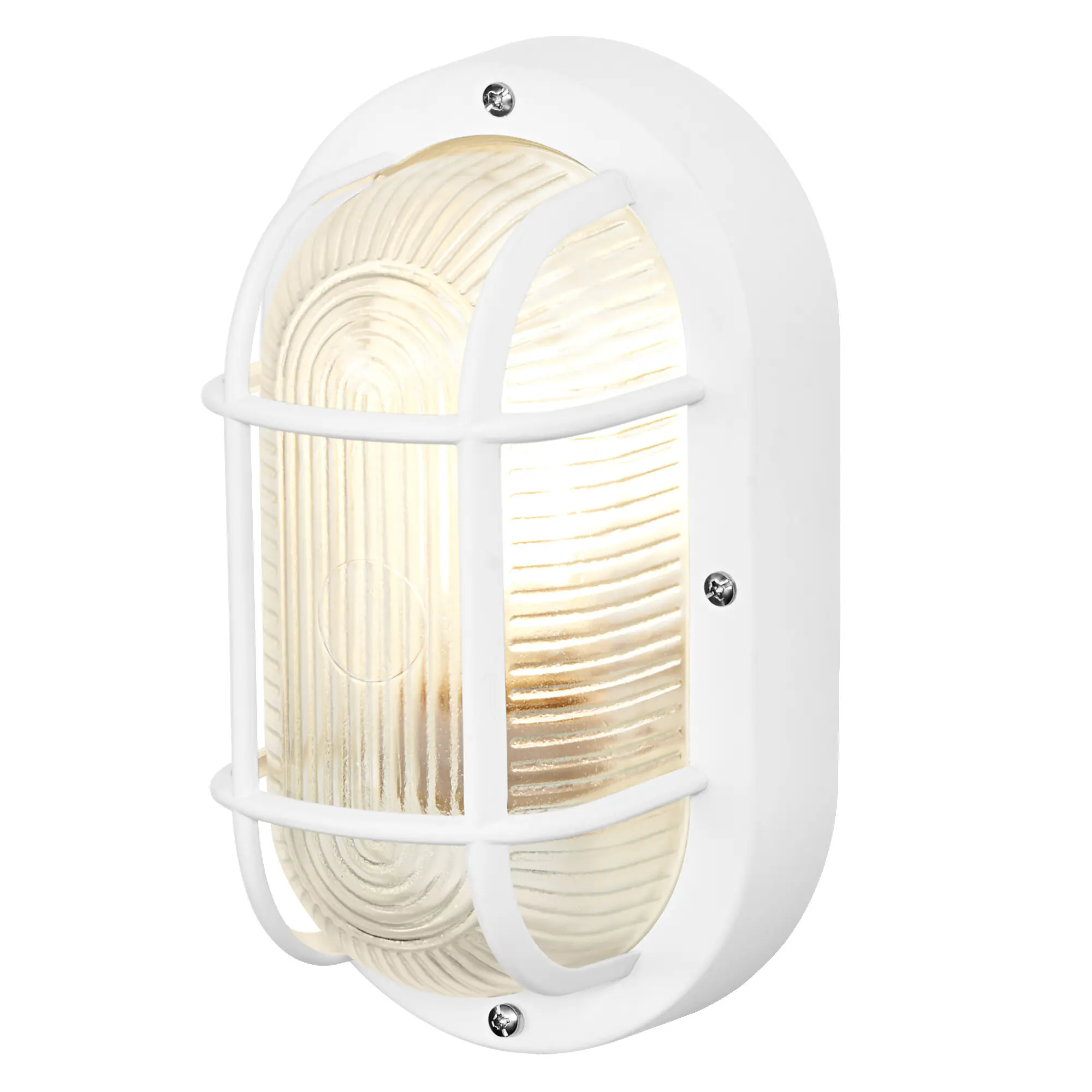 Osram LED Wandleuchte Bulkhead Essential Oval E27 weiß Osram LED Wandleuchte Bulkhead Essential Oval E27 weiß