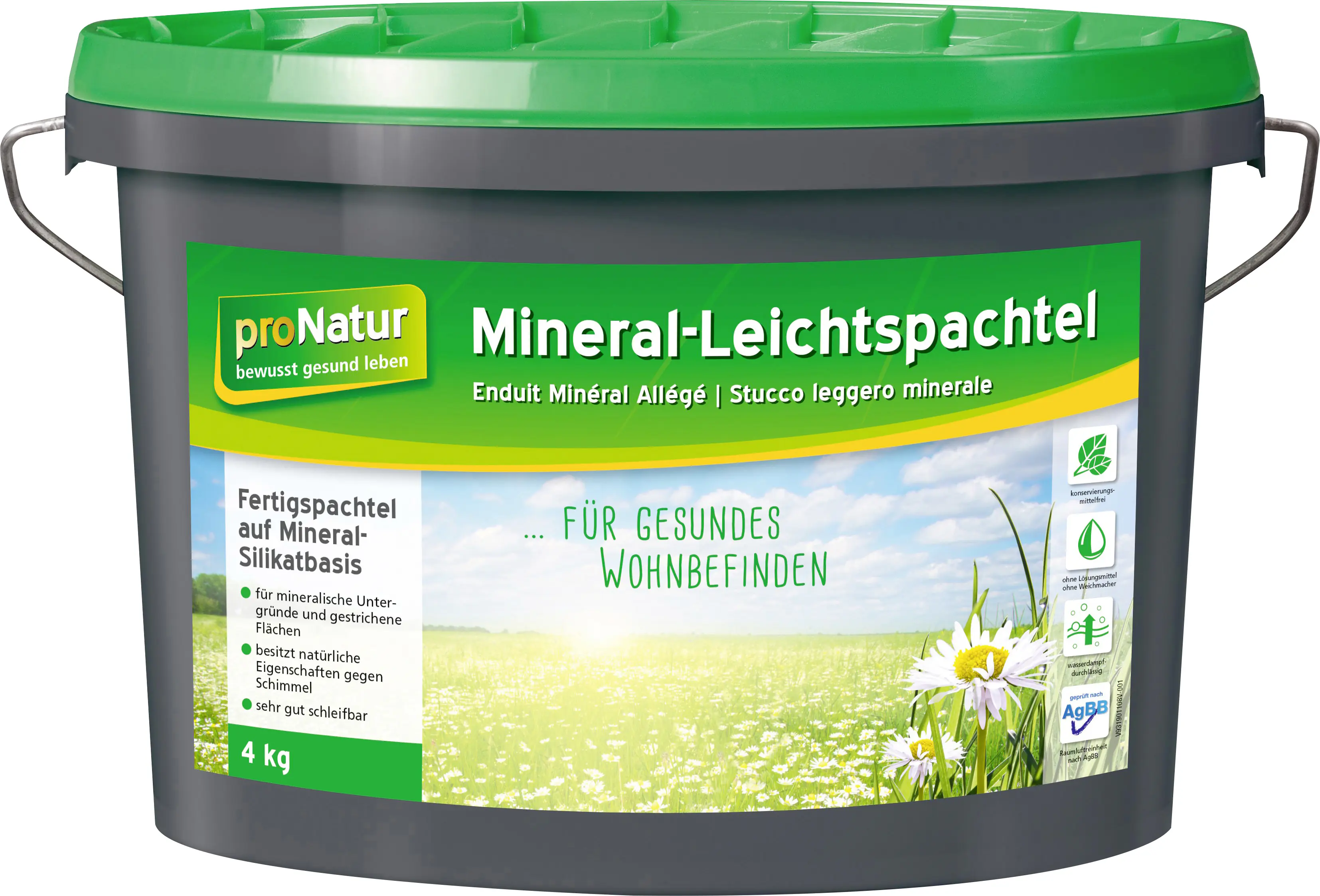 proNatur Mineral-Leichtspachtel 4 kg proNatur Mineral-Leichtspachtel 4 kg