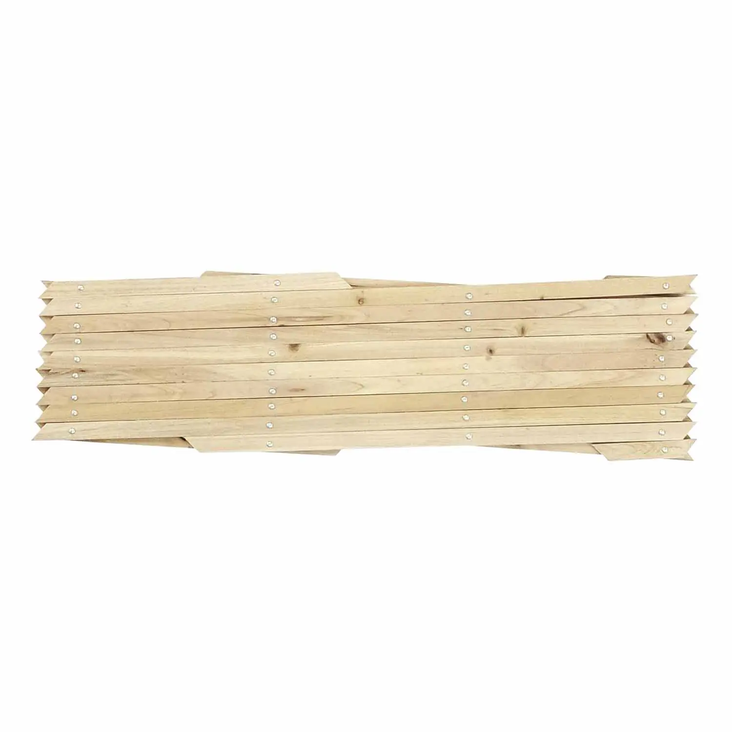 Bellissa Rankgitter in Scherenspalierform Holz 45 x 270 cm natur