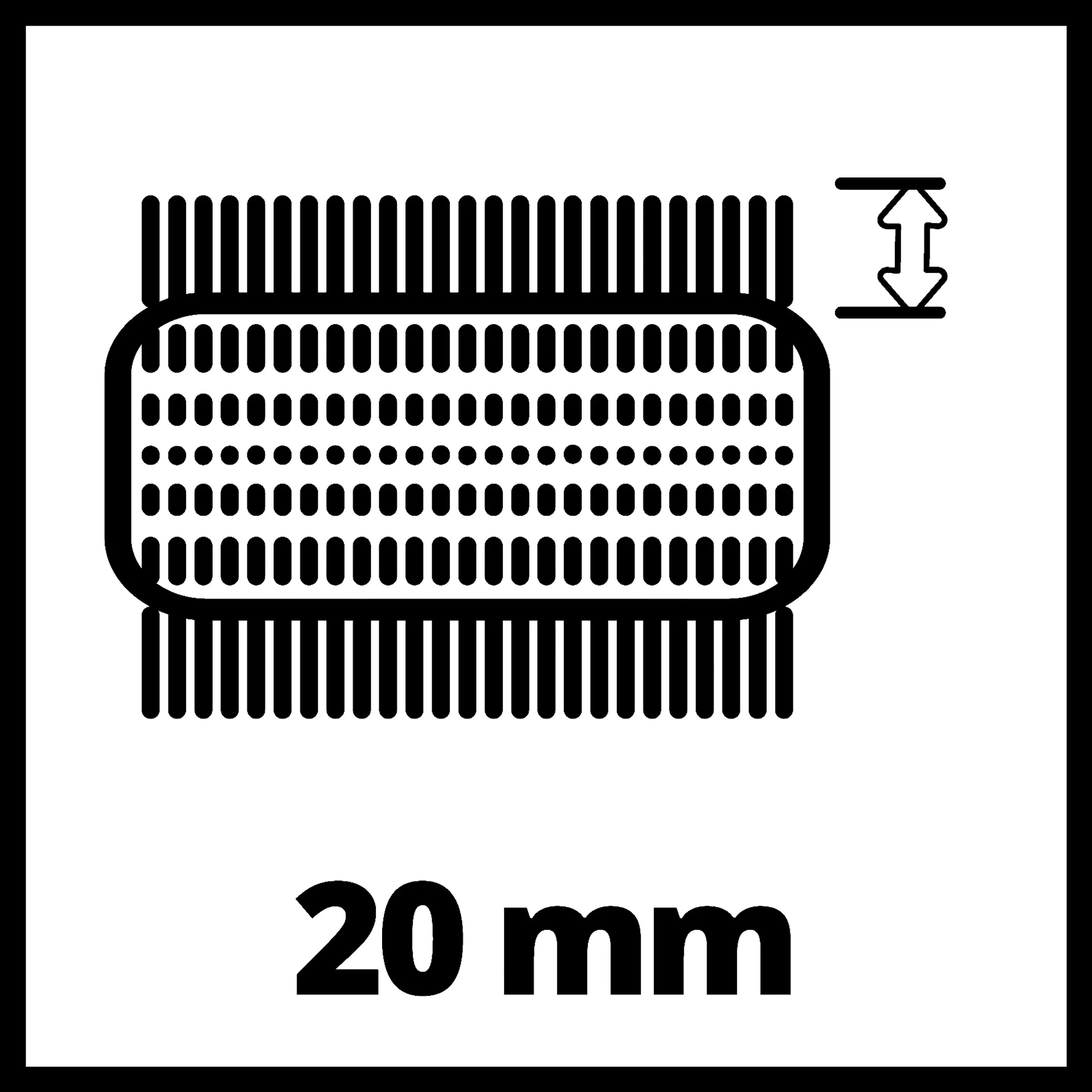 Einhell Oberflächenbürsten-Aufsatz Medium 90/20