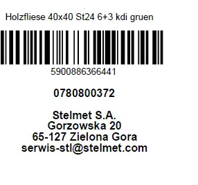 Holzfliese Kiefer kesseldruckimprägniert 40 x 40 x 2,4 cm 