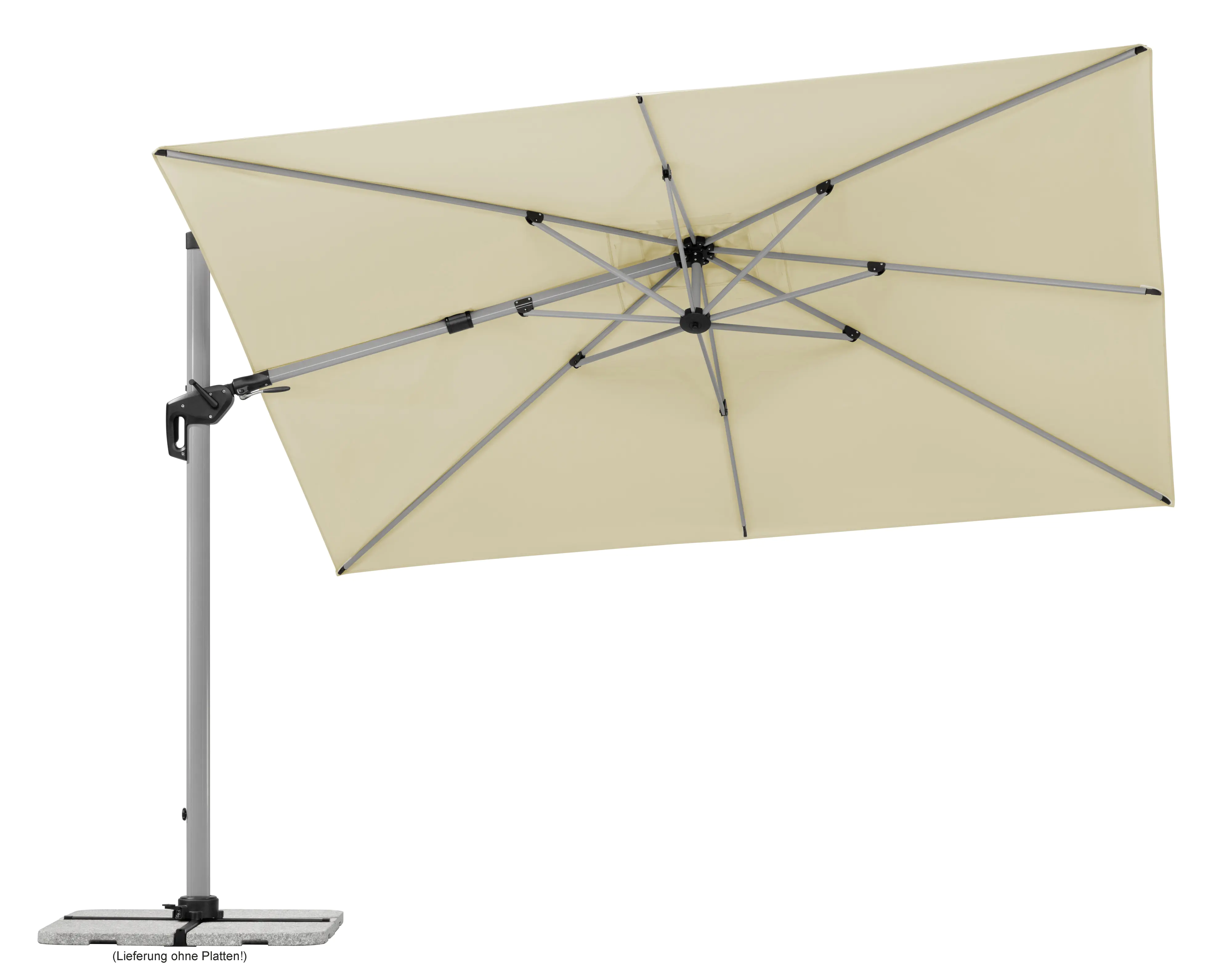Schneider Ampelschirm Bermuda natur 260 x 350 cm Schneider Ampelschirm Bermuda natur 260 x 350 cm