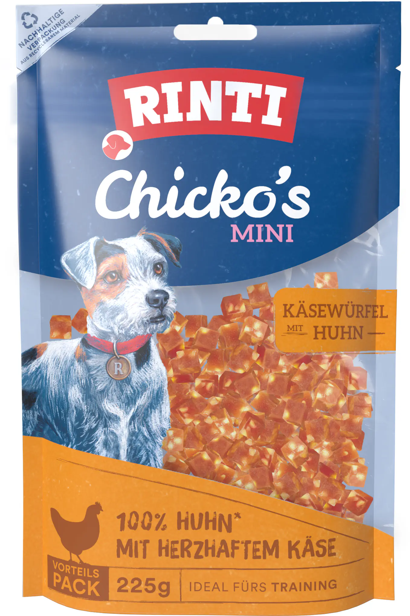 Rinti Chicko Mini Hundesnack Huhn-Vorratspack 225 g Rinti Chicko Mini Hundesnack Huhn-Vorratspack 225 g