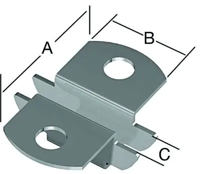 Vormann Einsteckhalter 30 x 15 mm