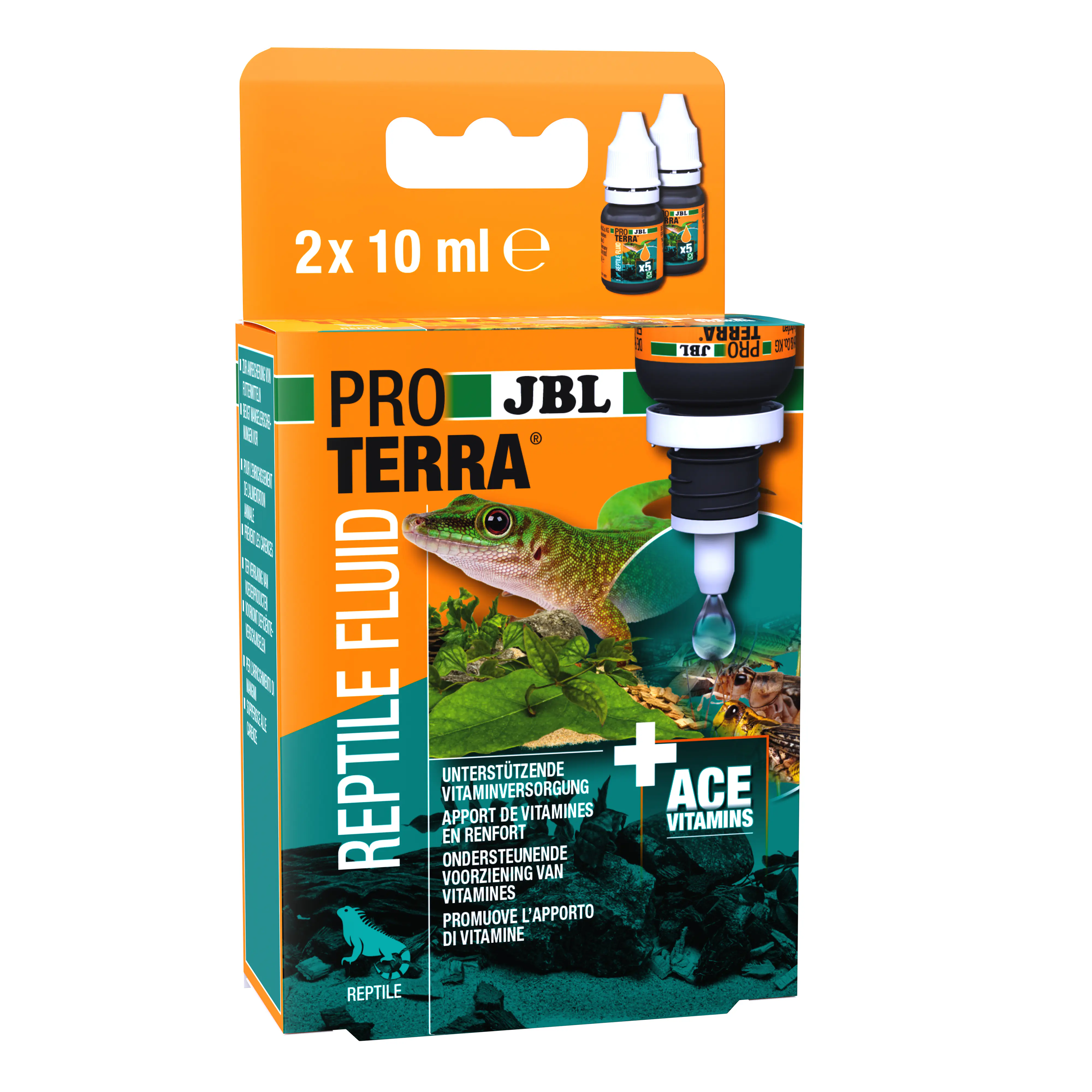 JBL Vitamine für Schildkröten Proterra Reptil Fluid 2 x 10 ml